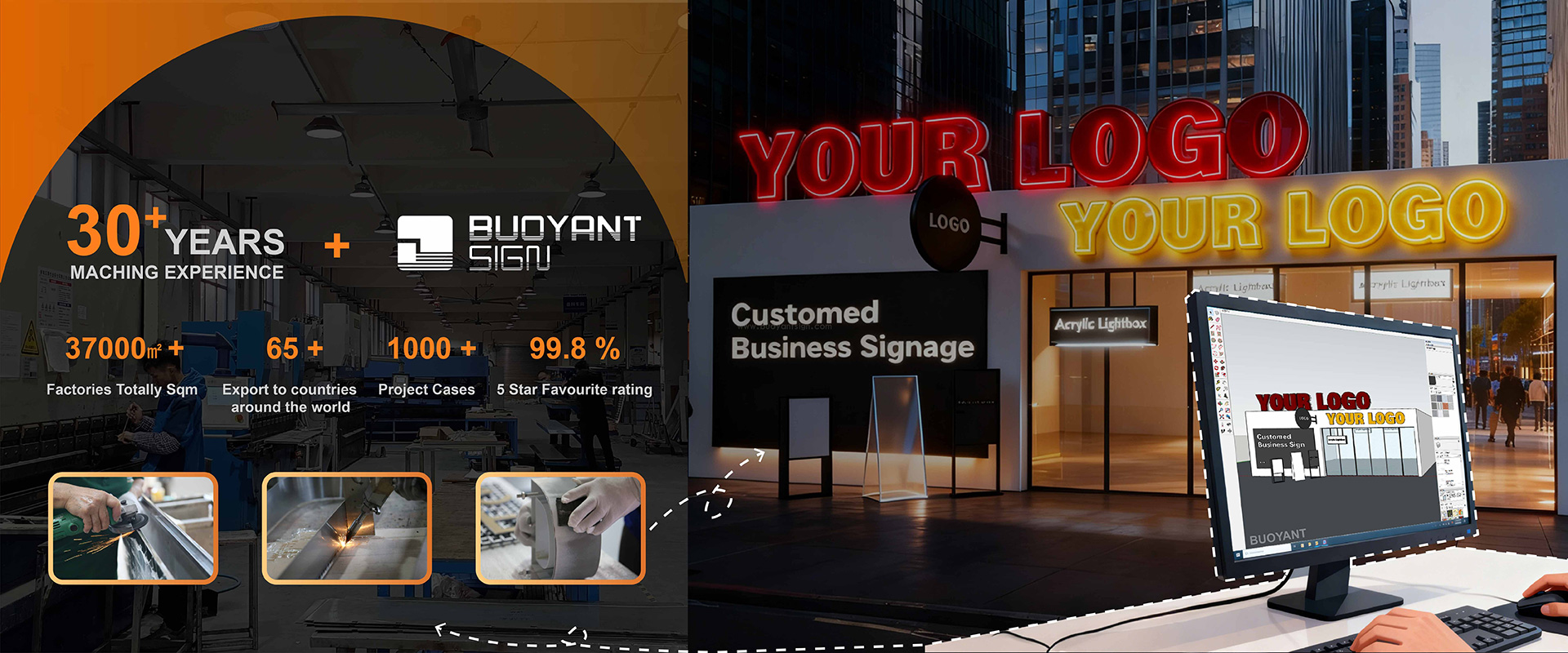 Reputable advertising signage brand