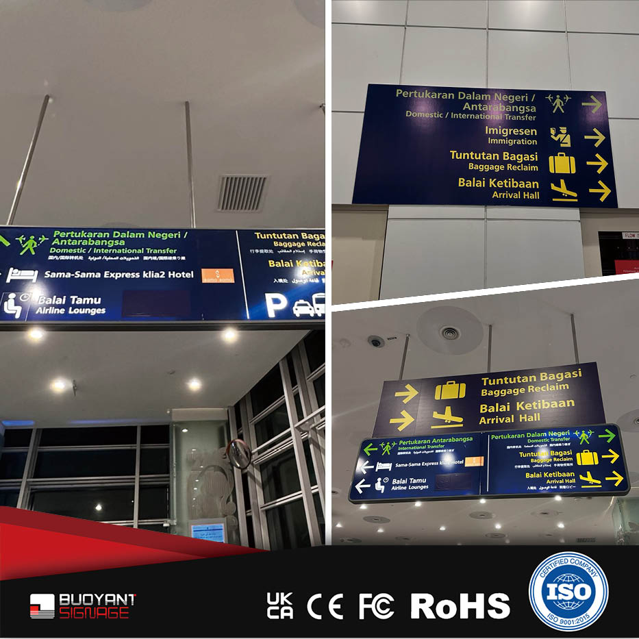 Global Airport Signage Solutions | Facto