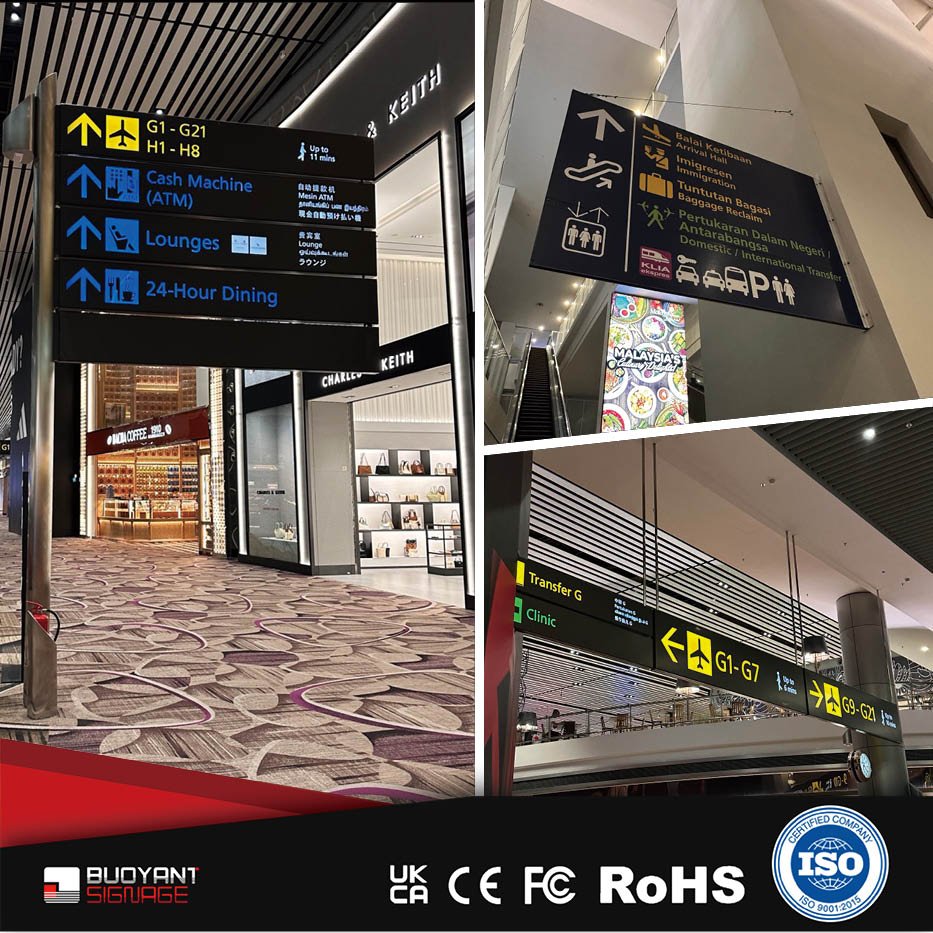 Airport Wayfinding Signage | Direct from