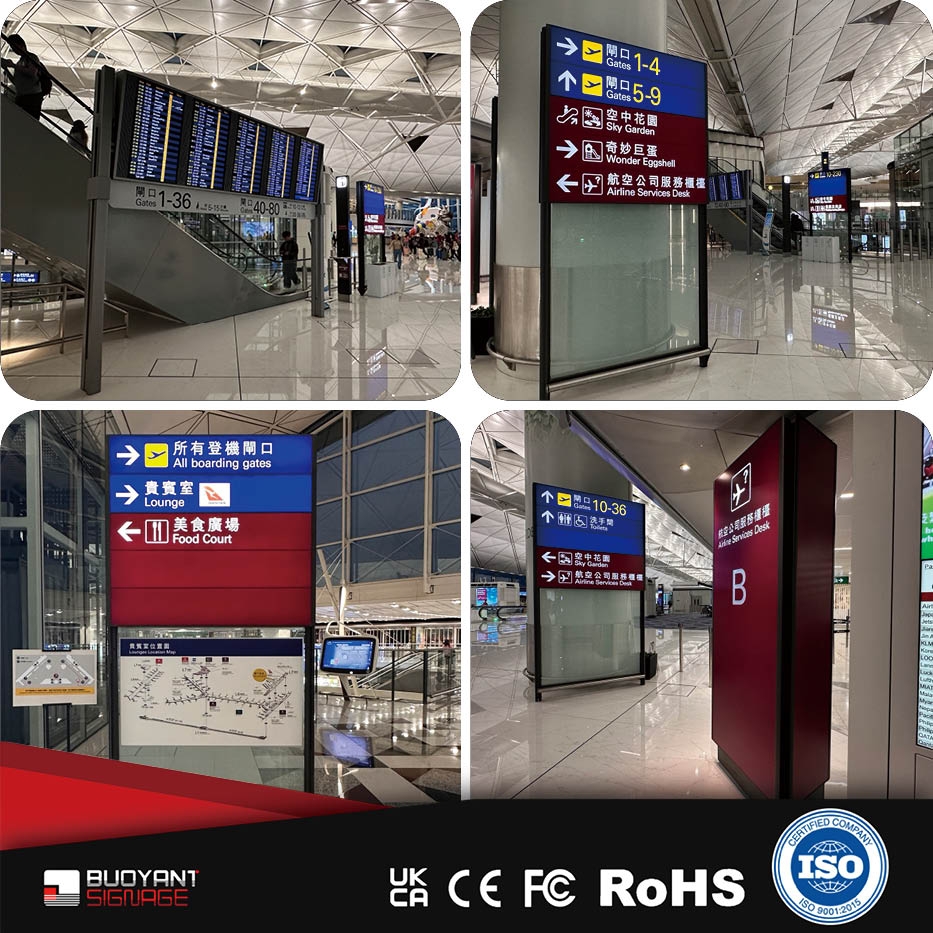 ISO-Certified Airport Signage | Factory 