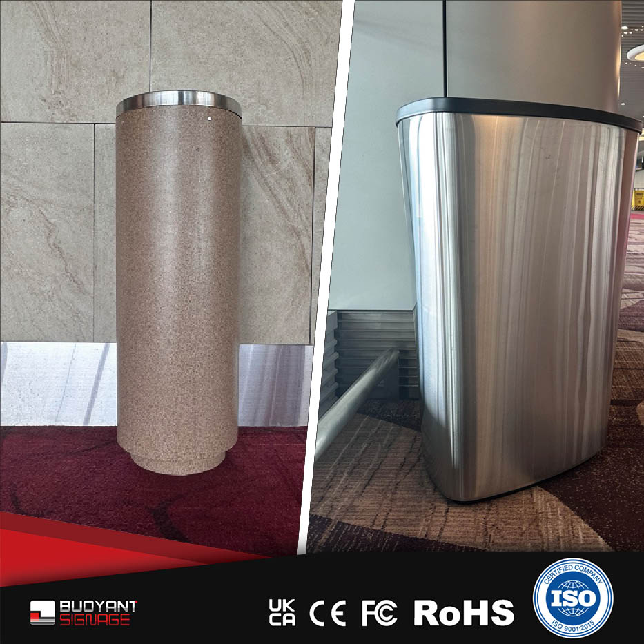 Airport Trash Cans | Wayfinding System S