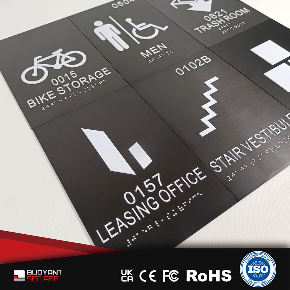 Tactile Braille Signs | ISO-Compliant Cu