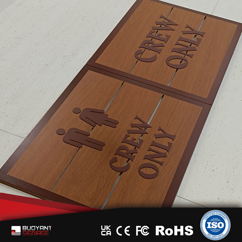 316L Stainless Steel Cruise Signs | ISO 