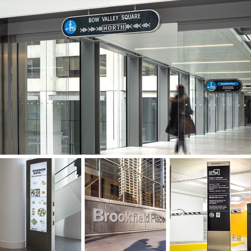 Brookfield Place Wayfinding Sy