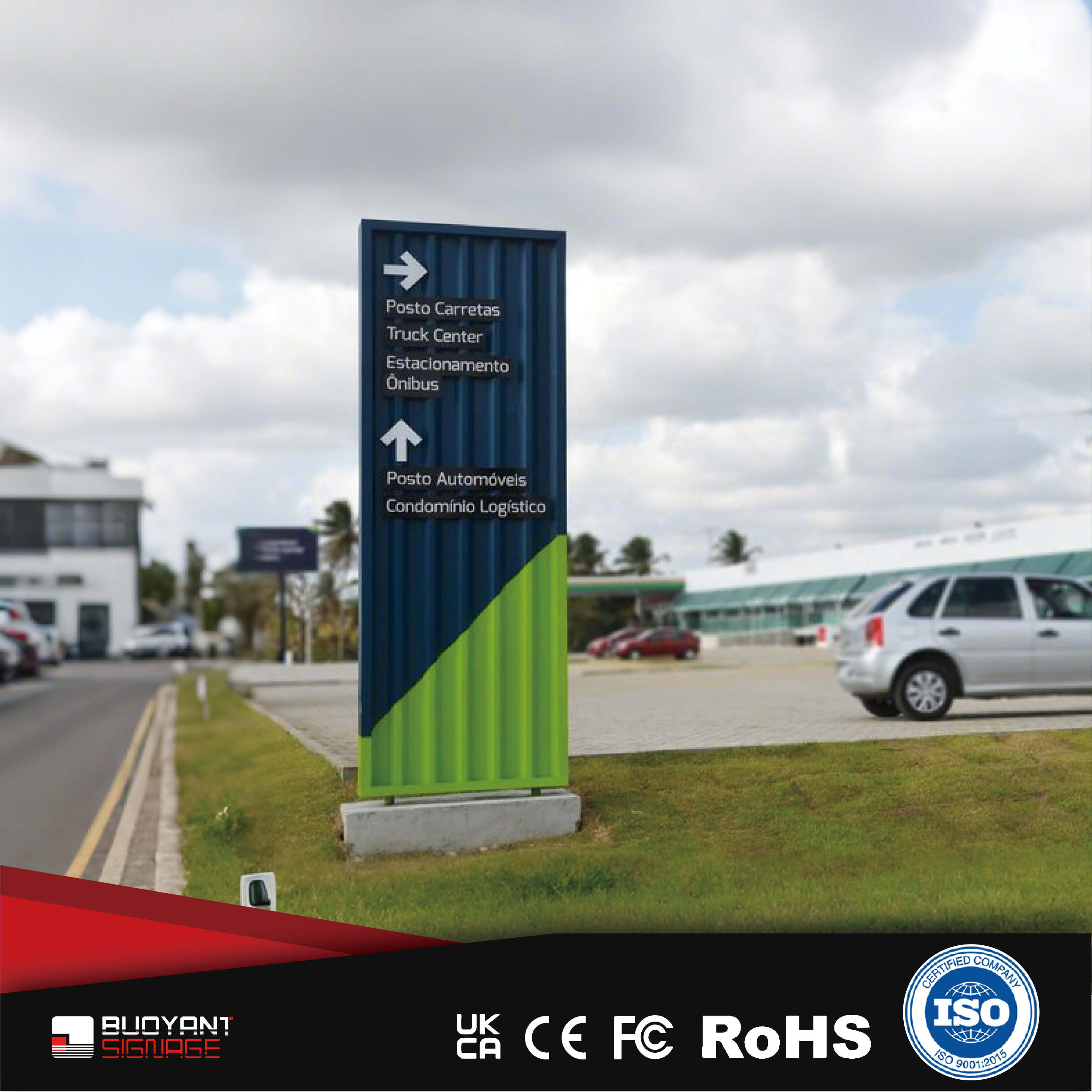 Factory - Built Car Dealership Wayfindin