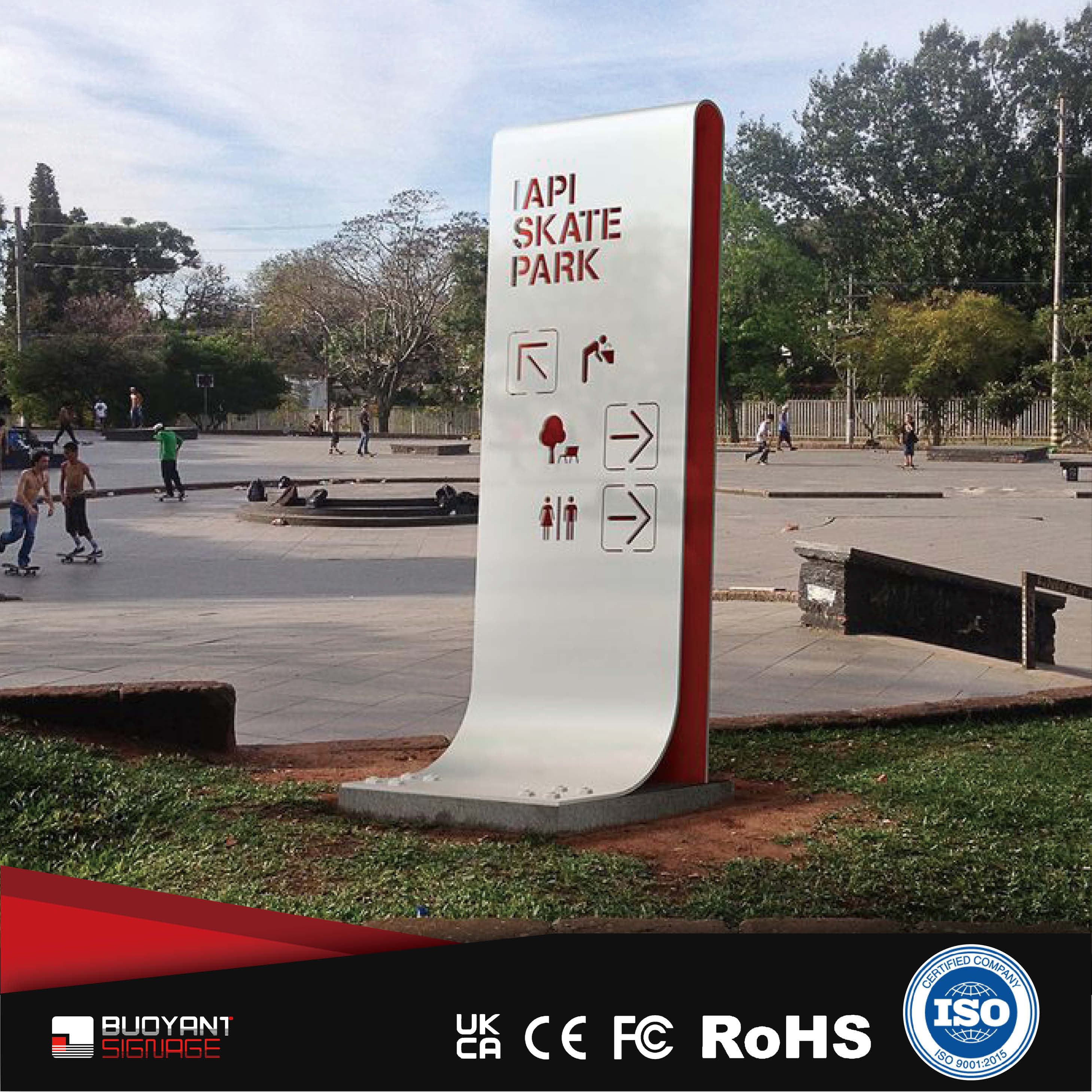 Factory - Direct Park Wayfinding Signage