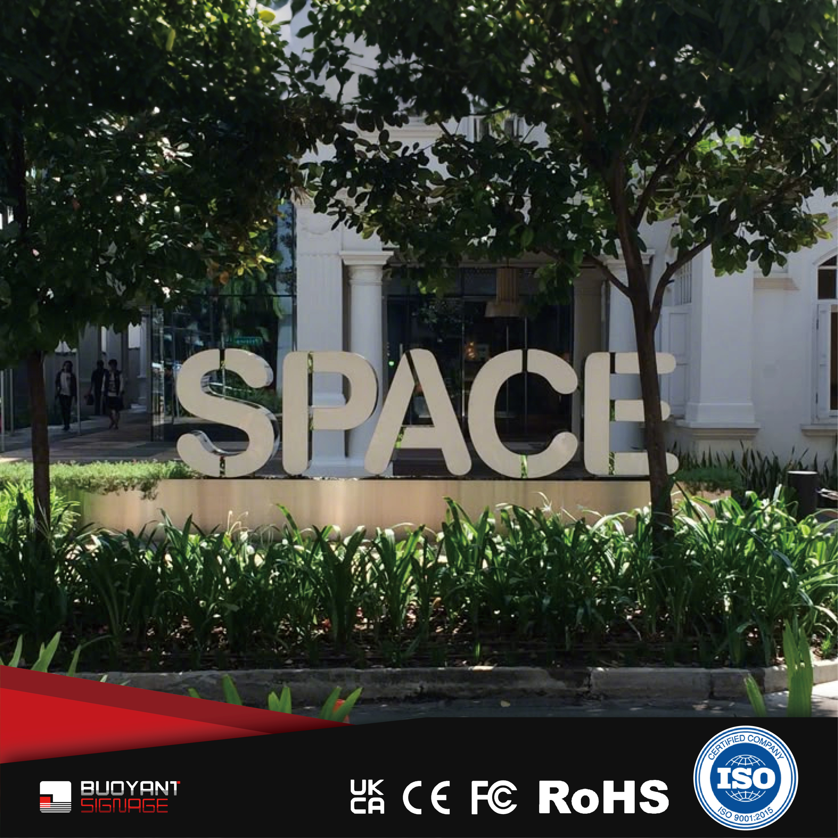 UV - Stable Company Signage Board for Mi