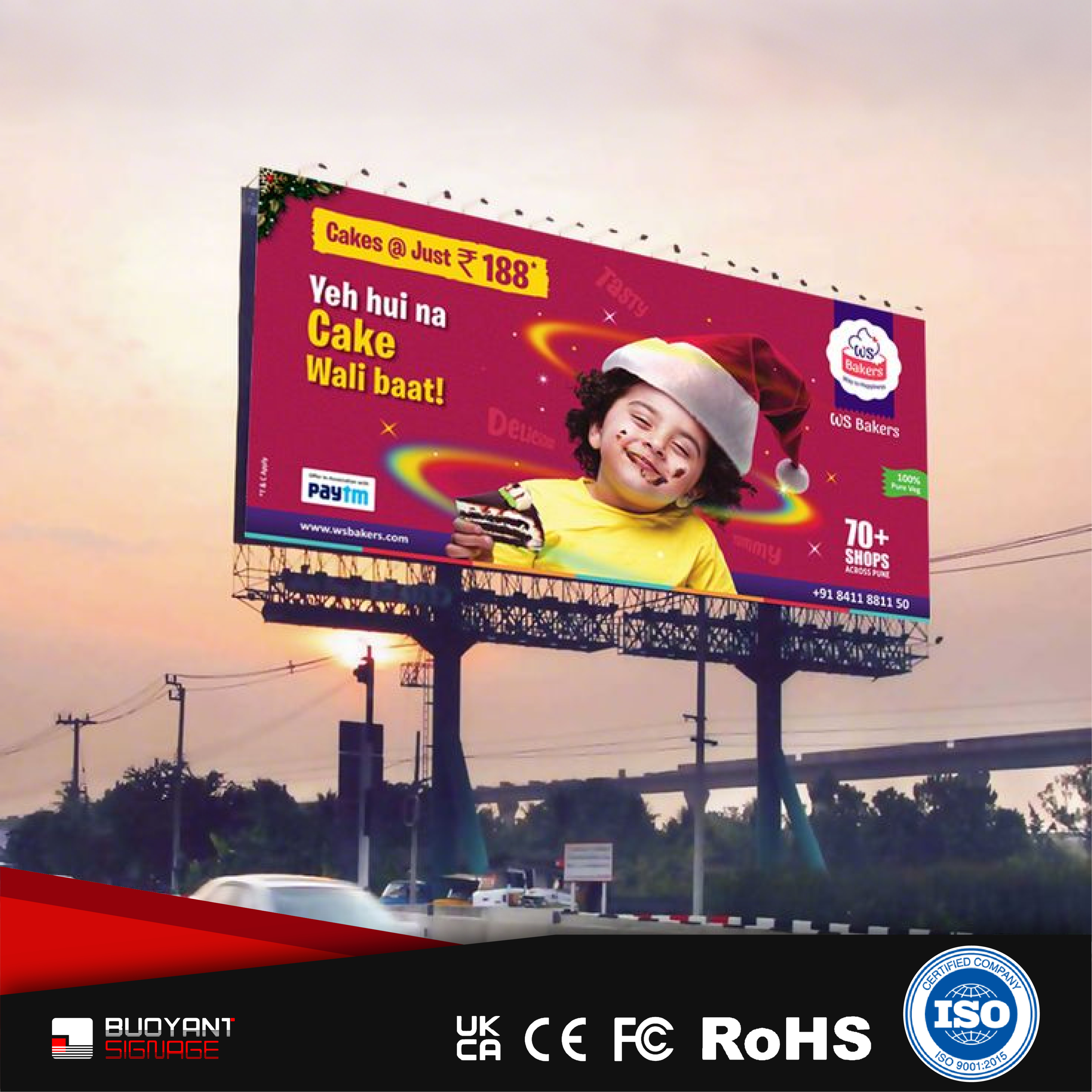 CE - Approved Pole Signs for EU Transpor