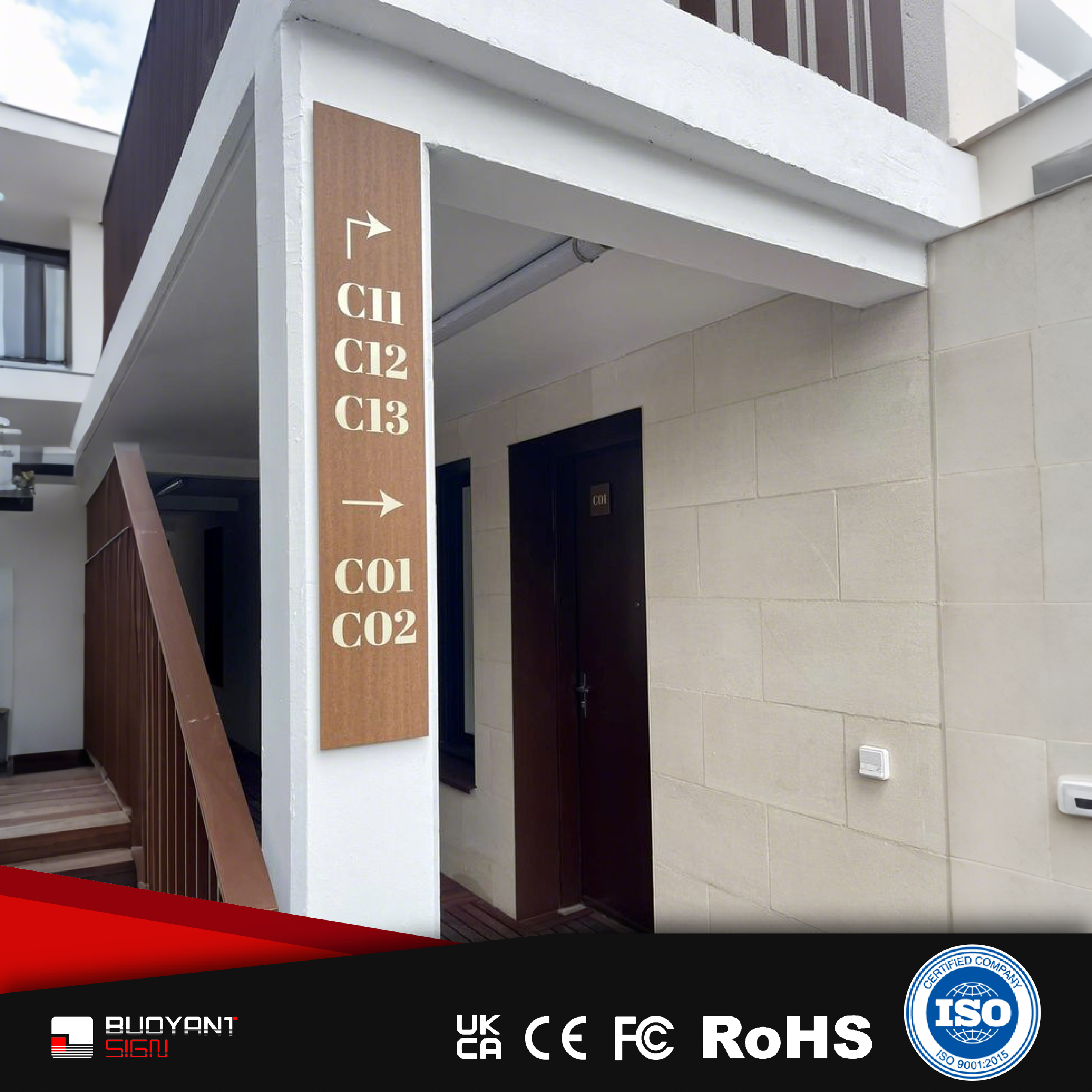 Factory - Designed Modern Apartment Sign