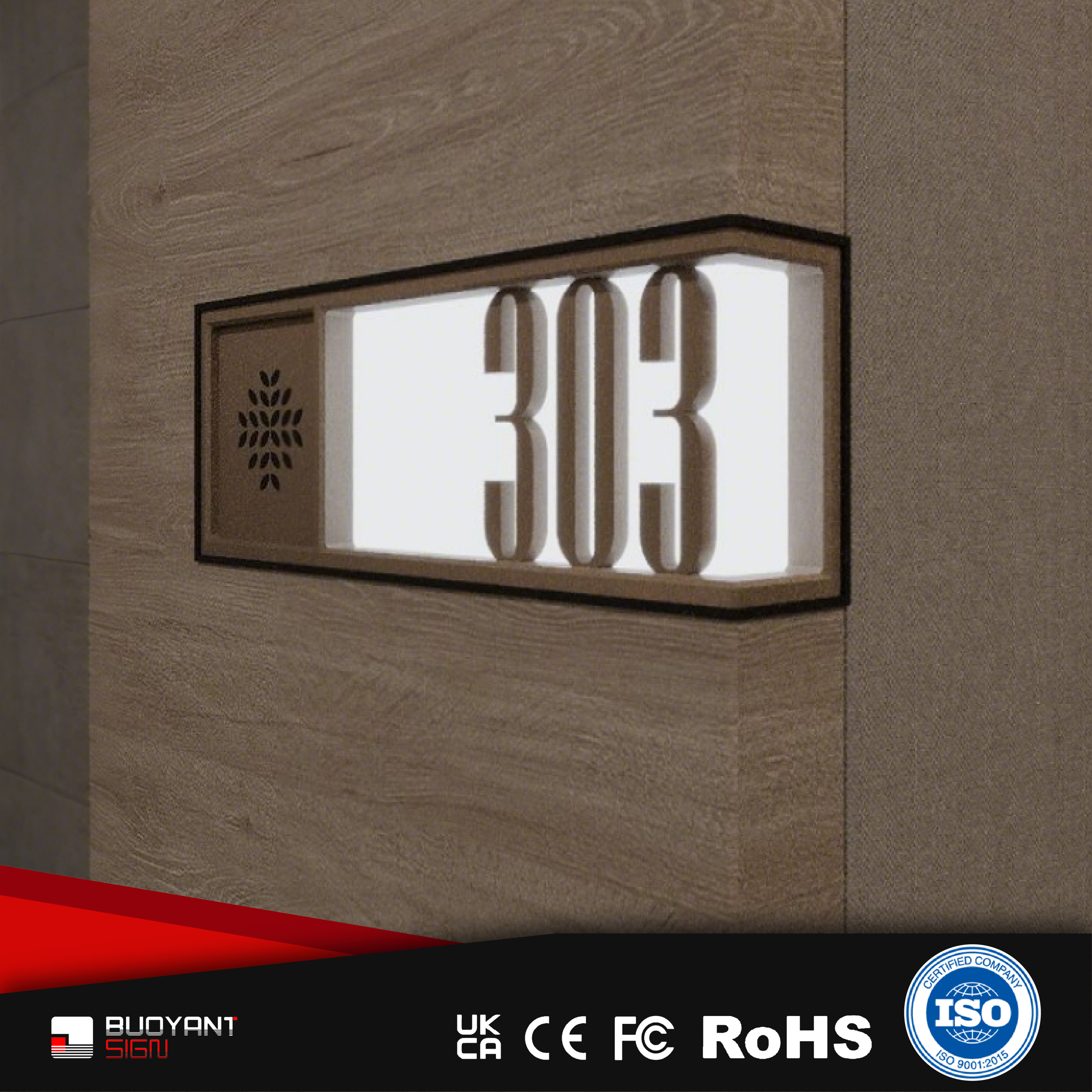 Factory - Built Apartment Signage with S