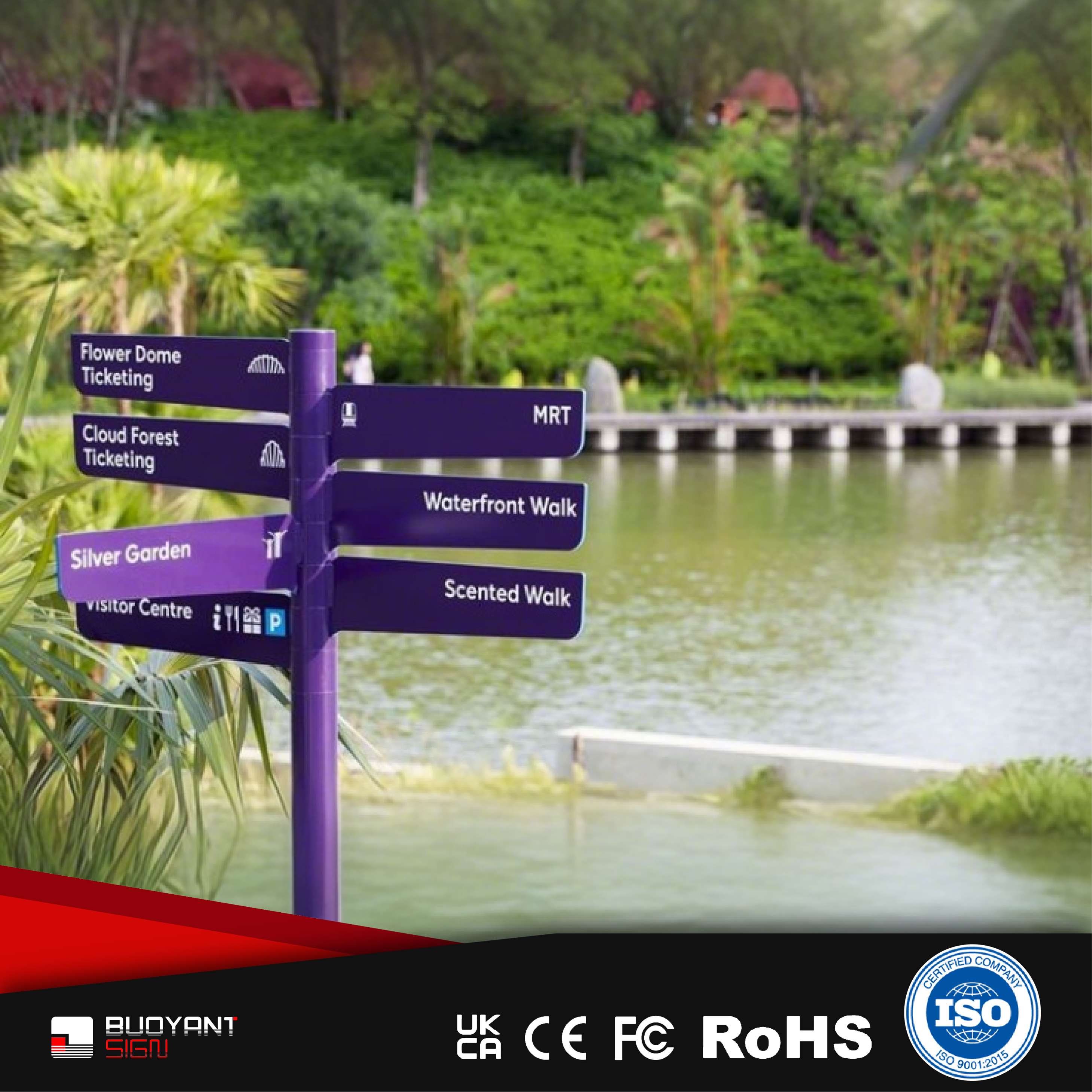 Garden Signage Singapore - Factory - Cus