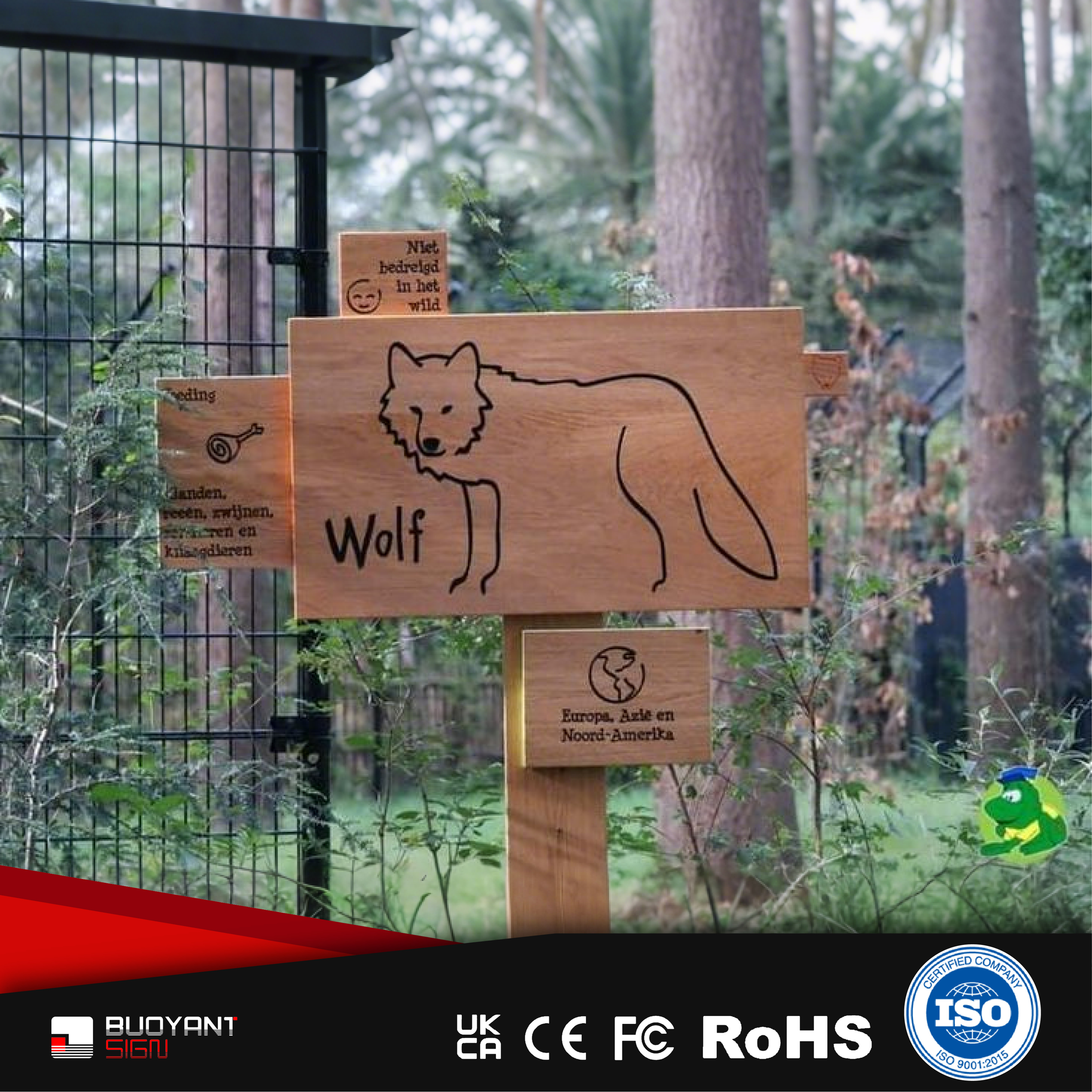 Zoo Wayfinding - Factory - Built Wildlif