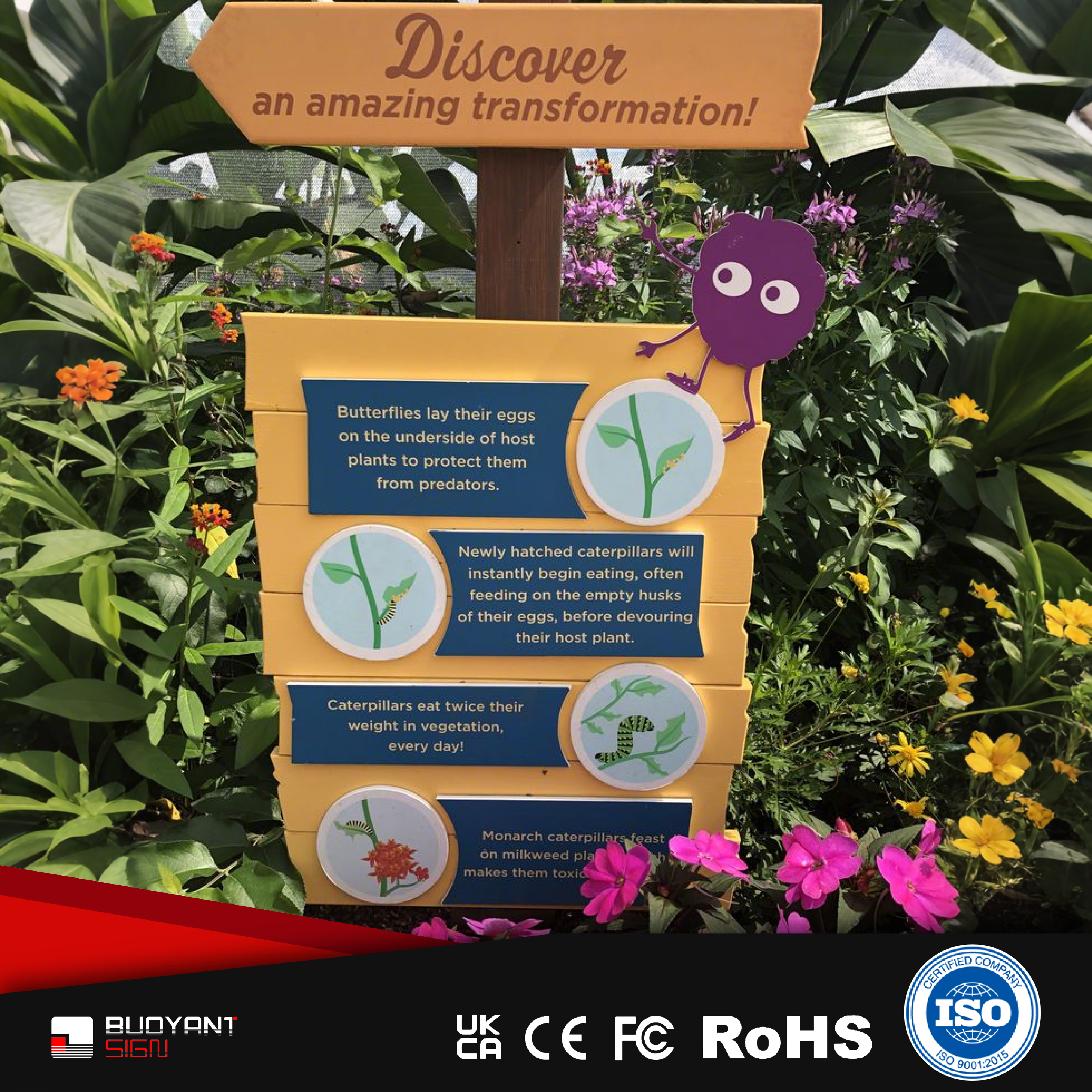 Botanical Garden Plant Info Signs - Fact