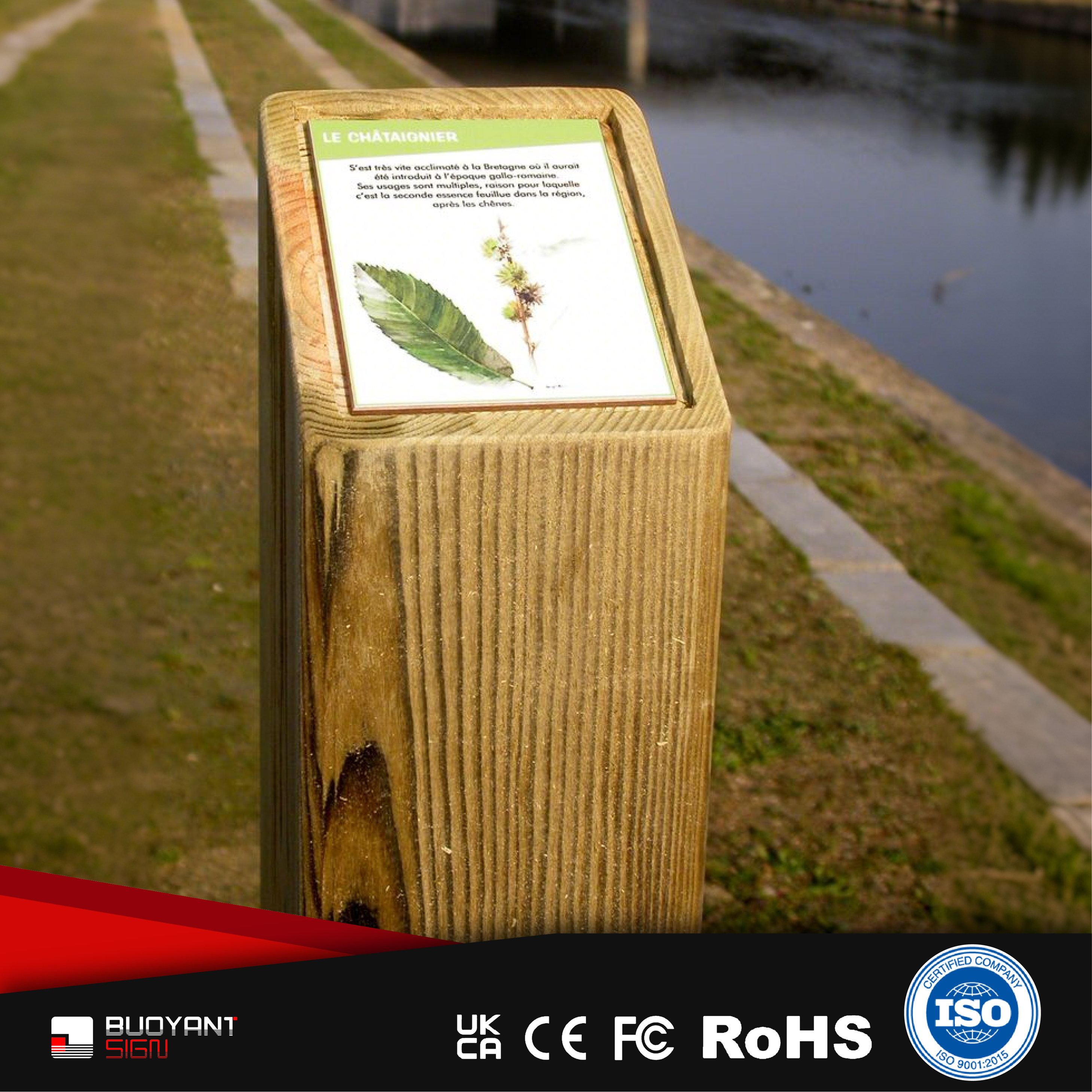 Wooden Information Signs - Factory - Cra