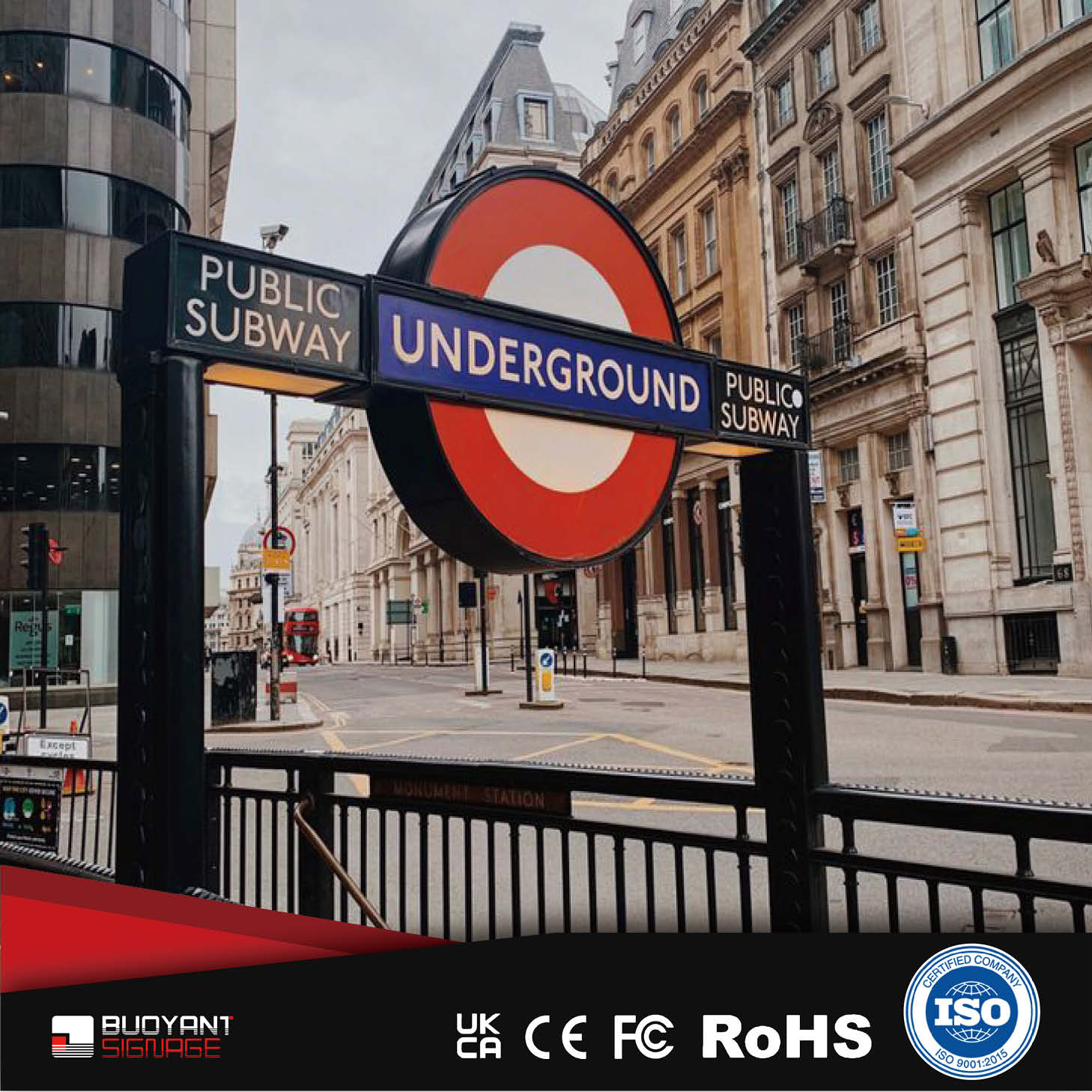 London Underground Station Roundel Facto