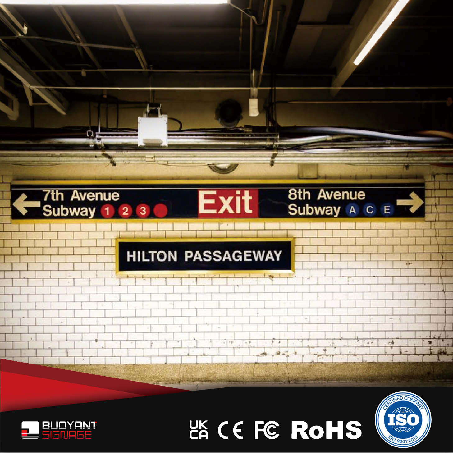 Tube Station Directional Signs - UK Fact