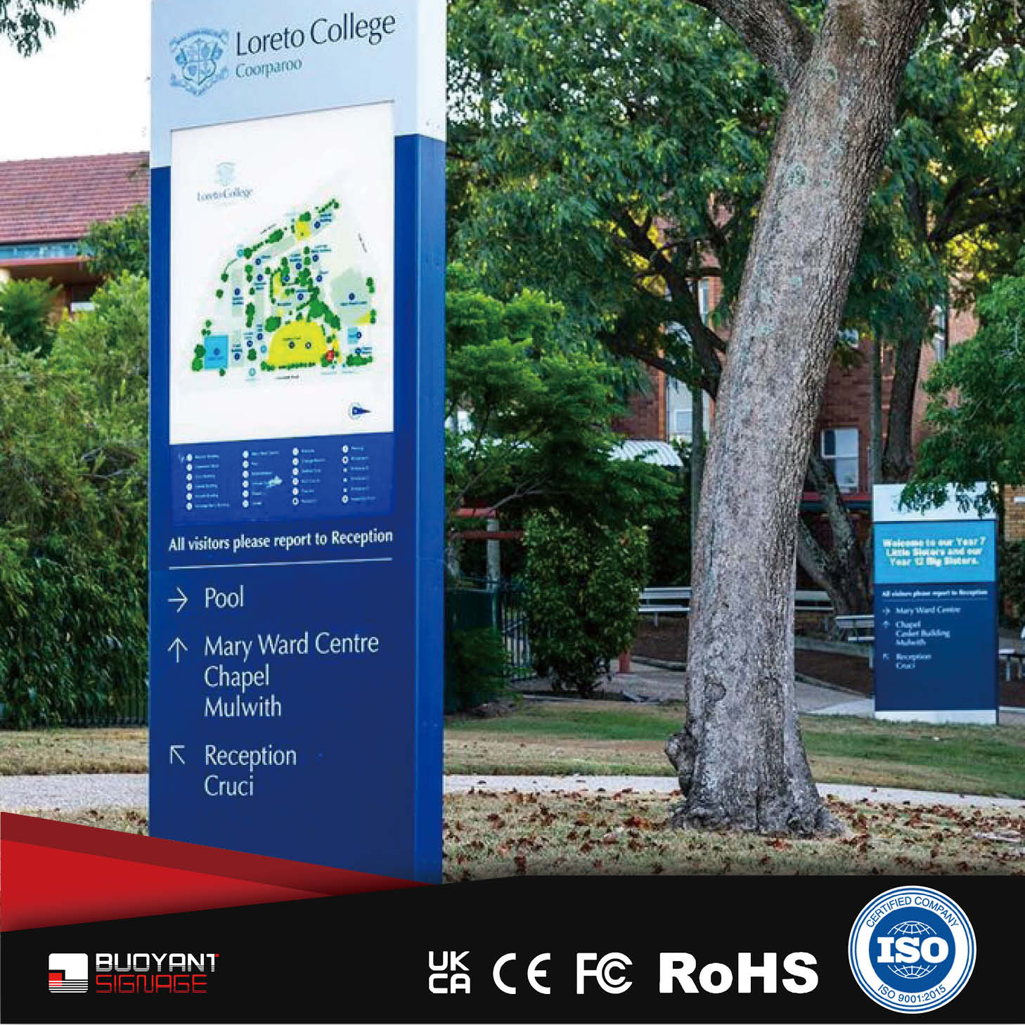 Factory Branded School Signage