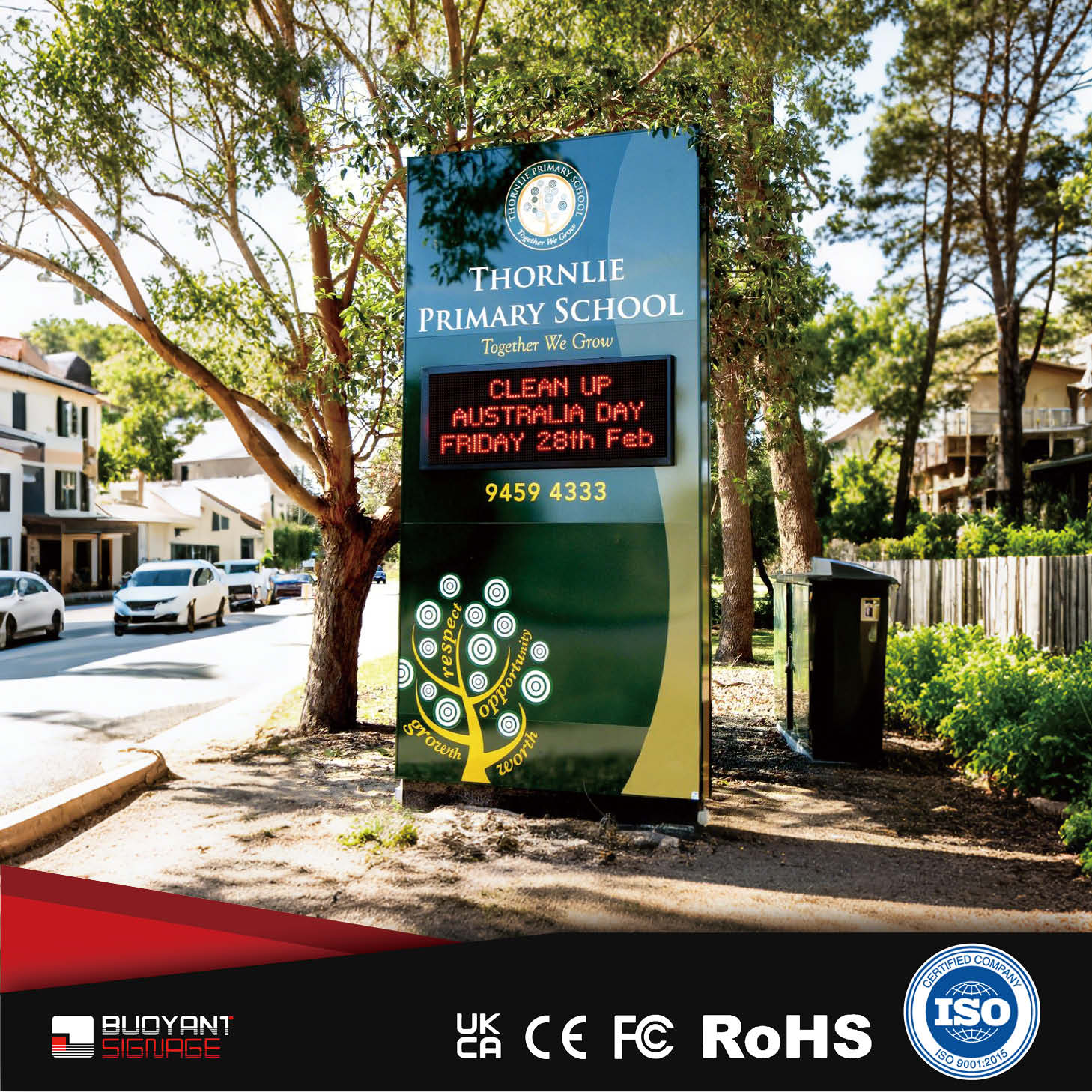 Factory Outdoor Signage Company Solution