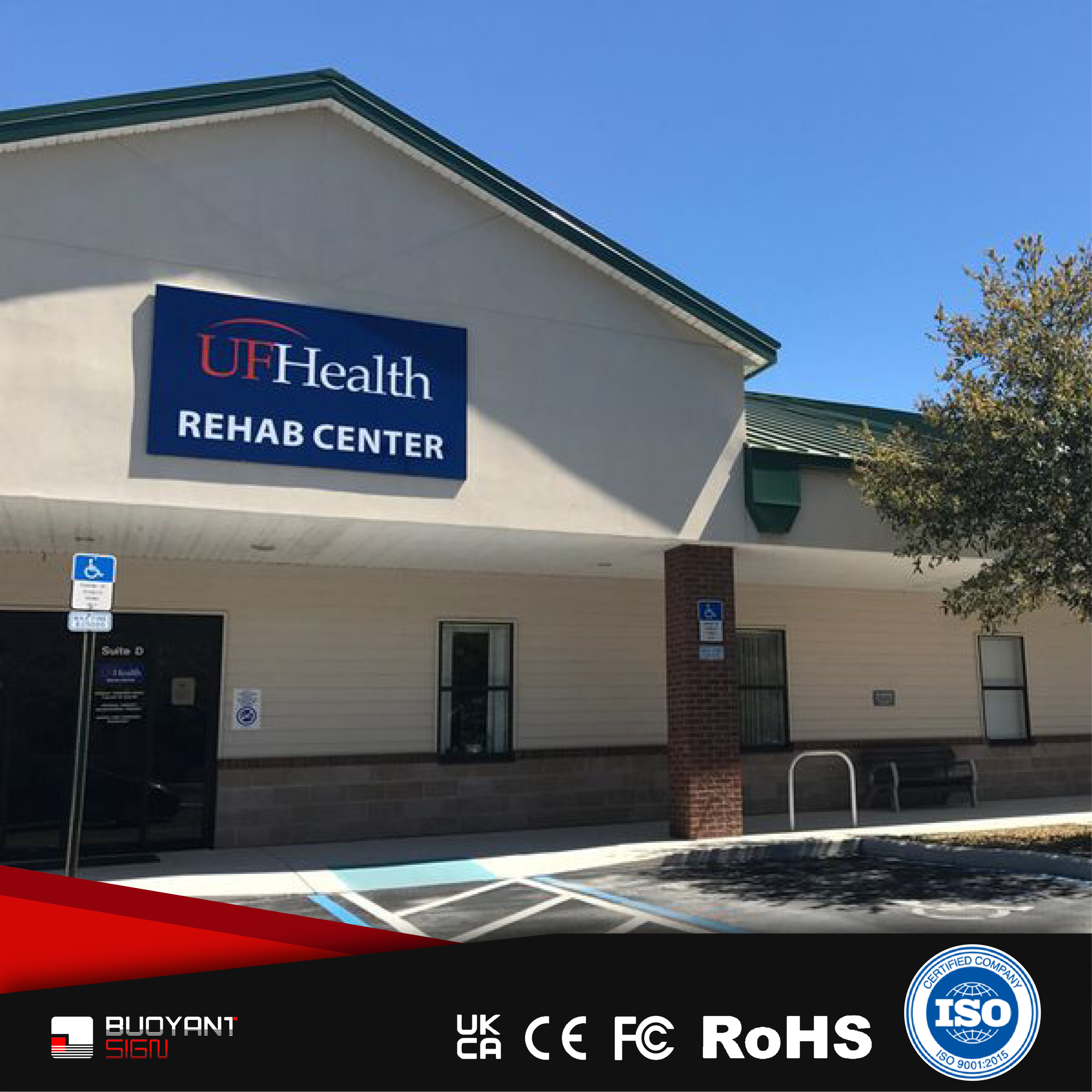 PT Center Rehab Area Signage