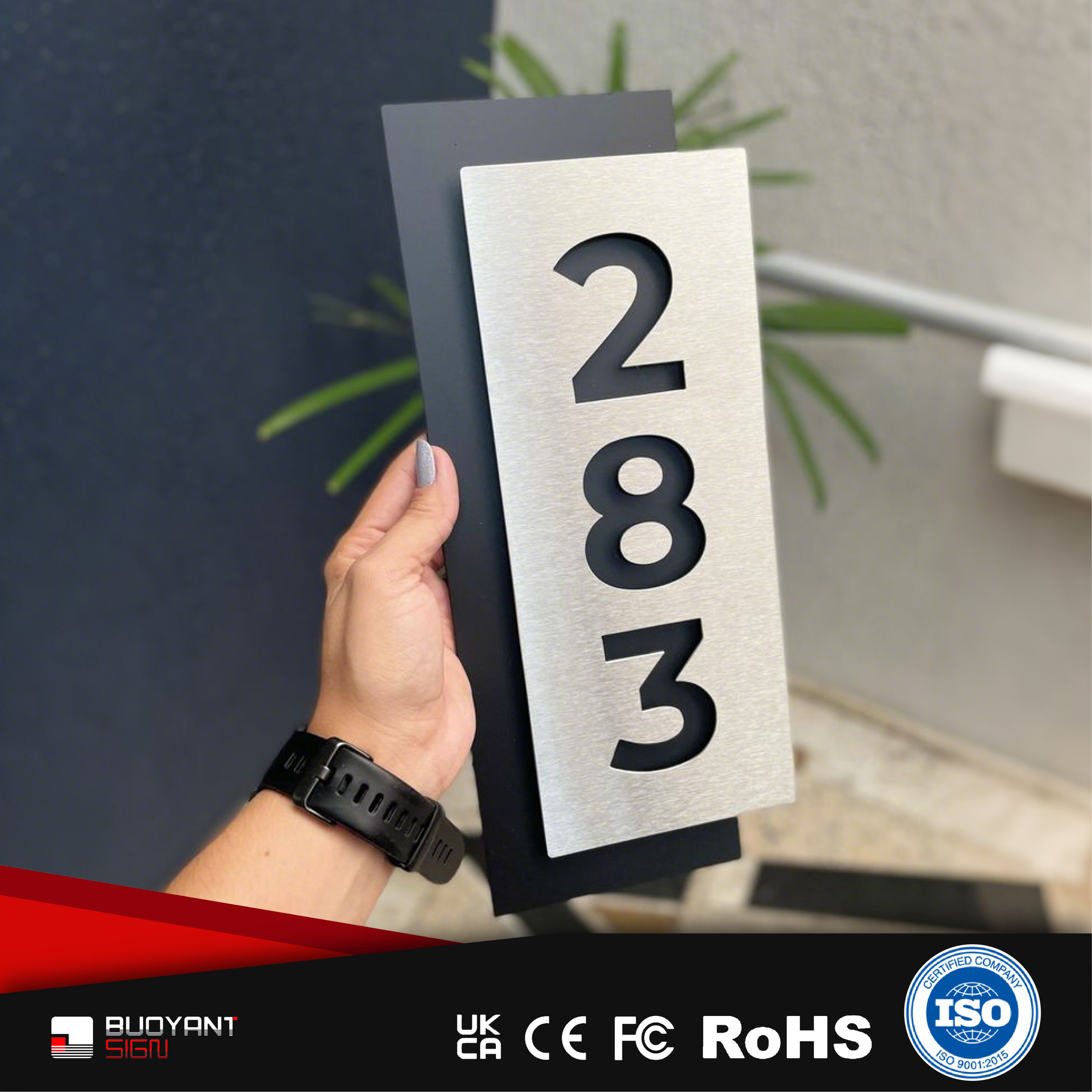 Bulk Flat Number Signage Manufacturer