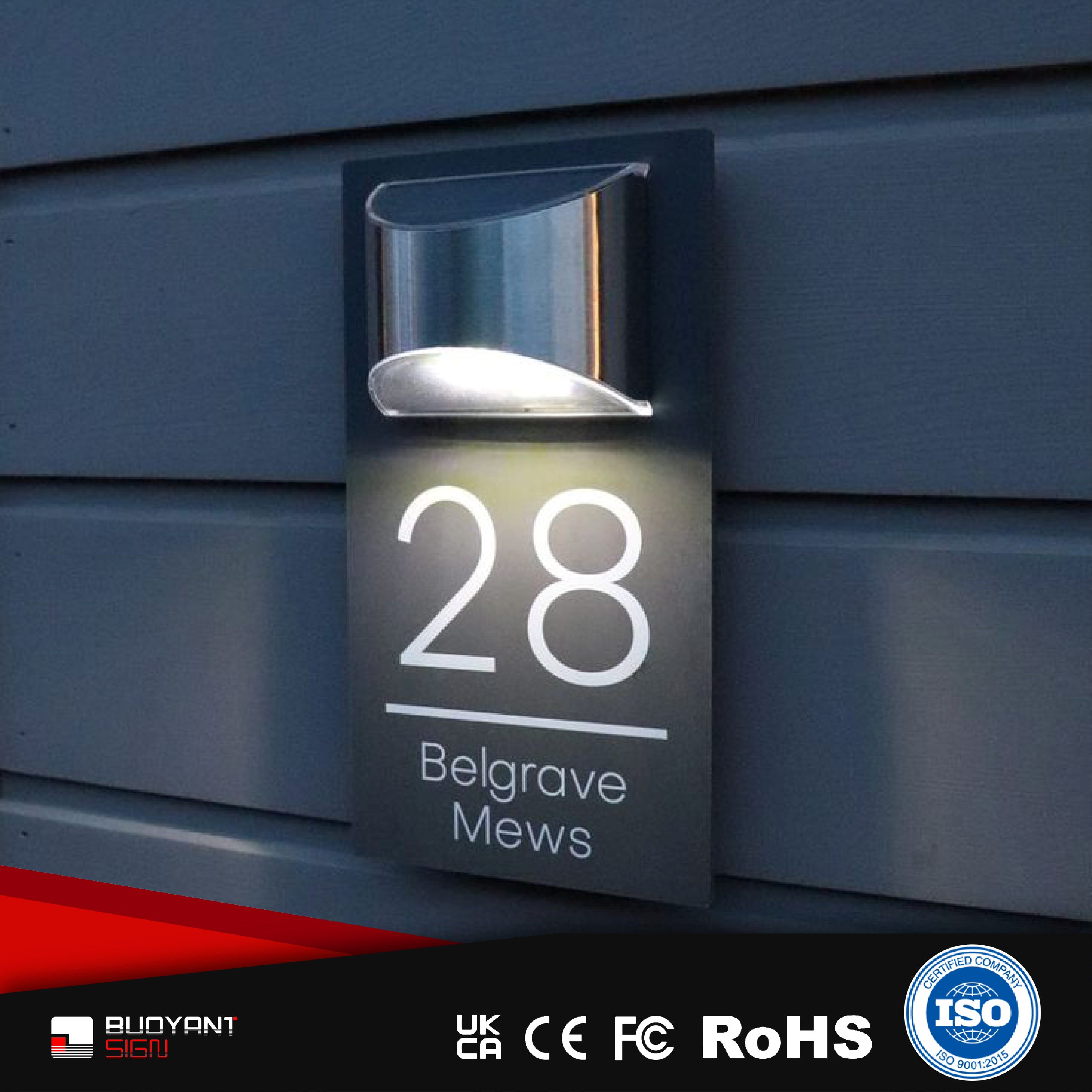 House Signage Numbers Production Hub