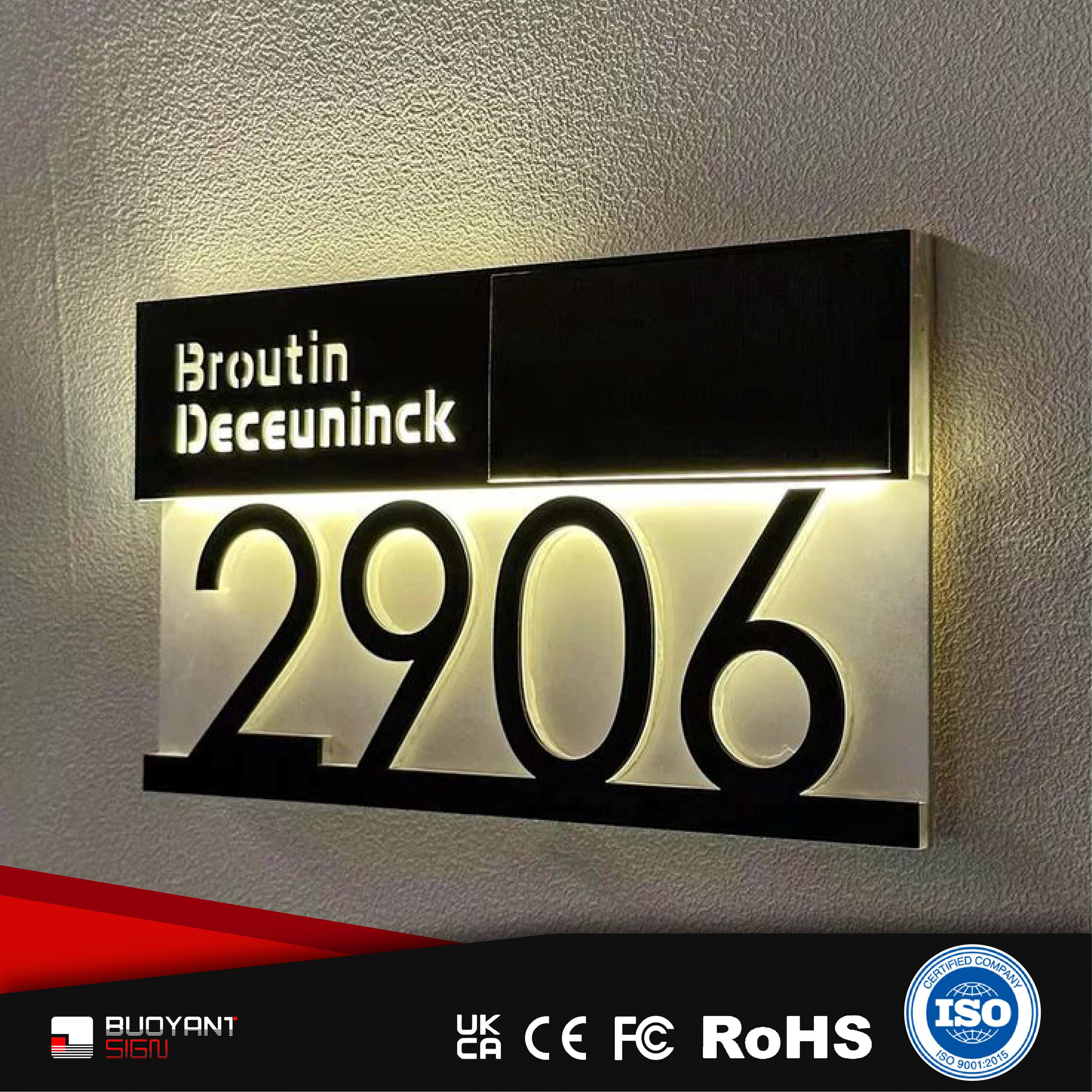 Large - Scale House Signage Numbers Fact