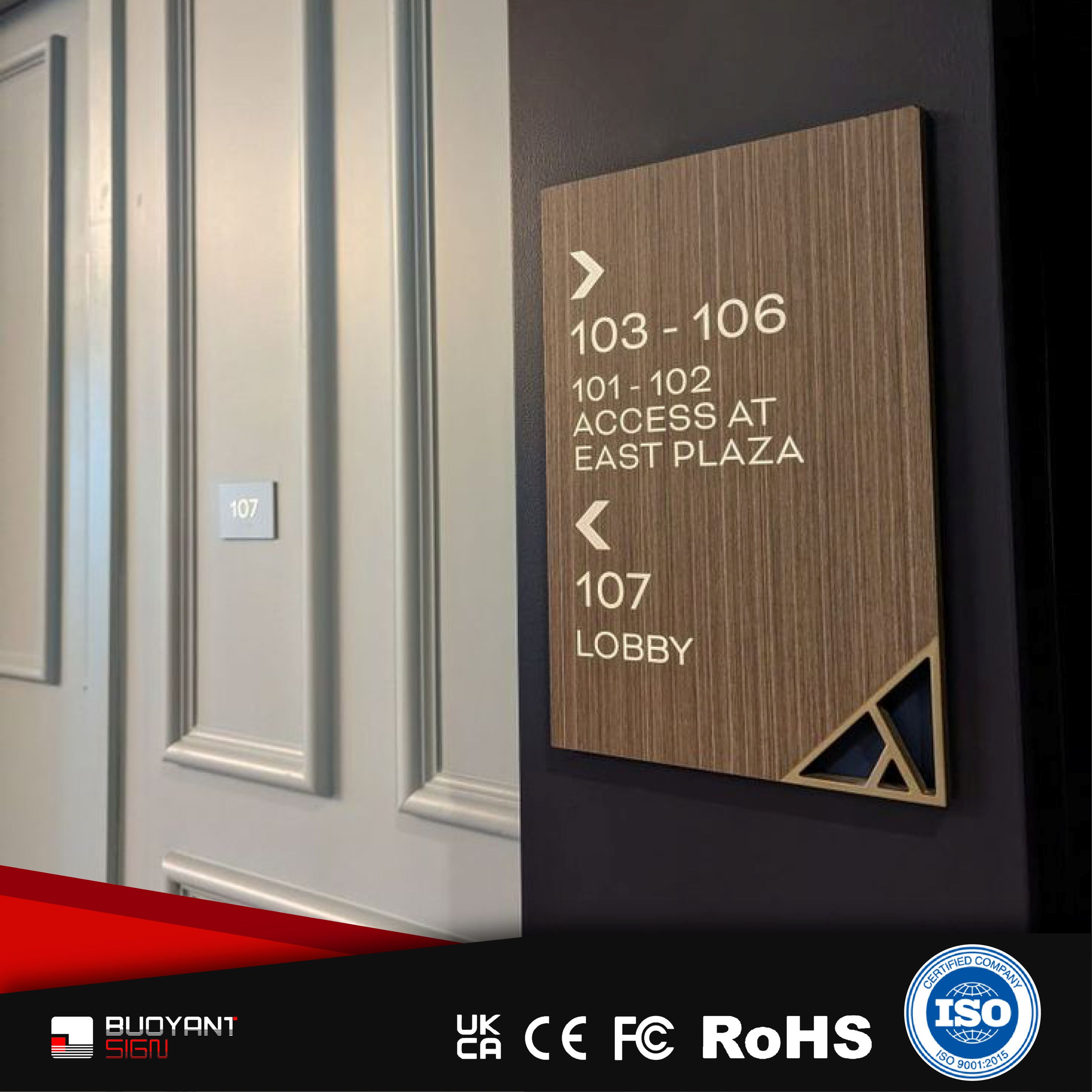 Custom Apartment Signage Design & Bu