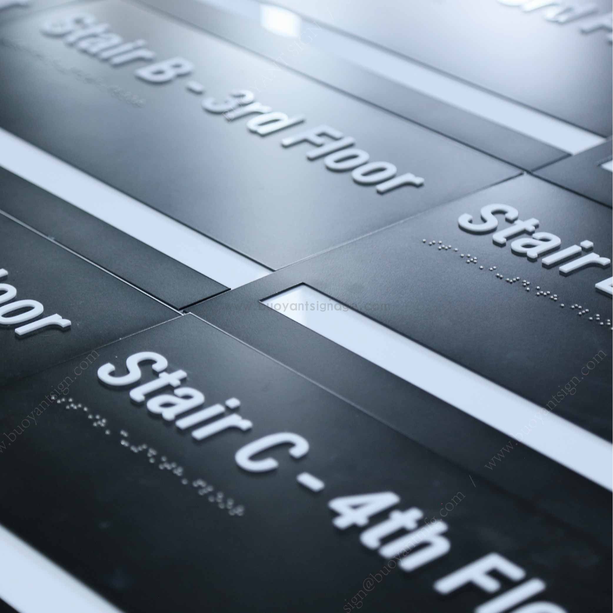 Custom Delivery Achieved! BUOYANT SIGNAGE Completes Production of 1000 Custom Braille Signs