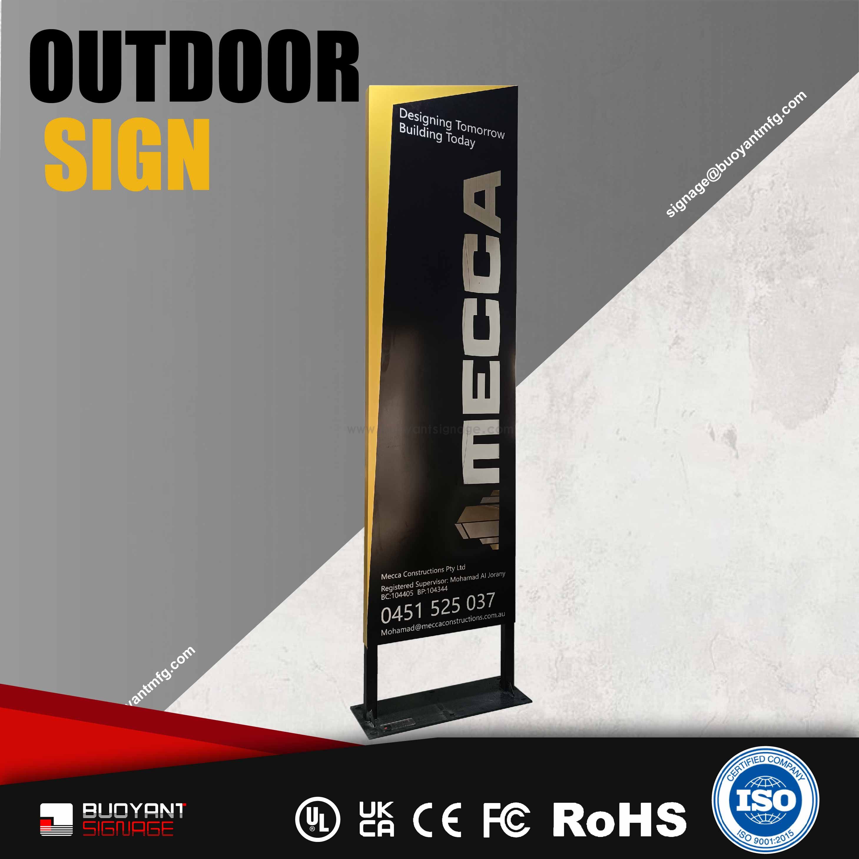 Professional manufacturer of outdoor pylon signs for enterprise & brand commercial advertising |