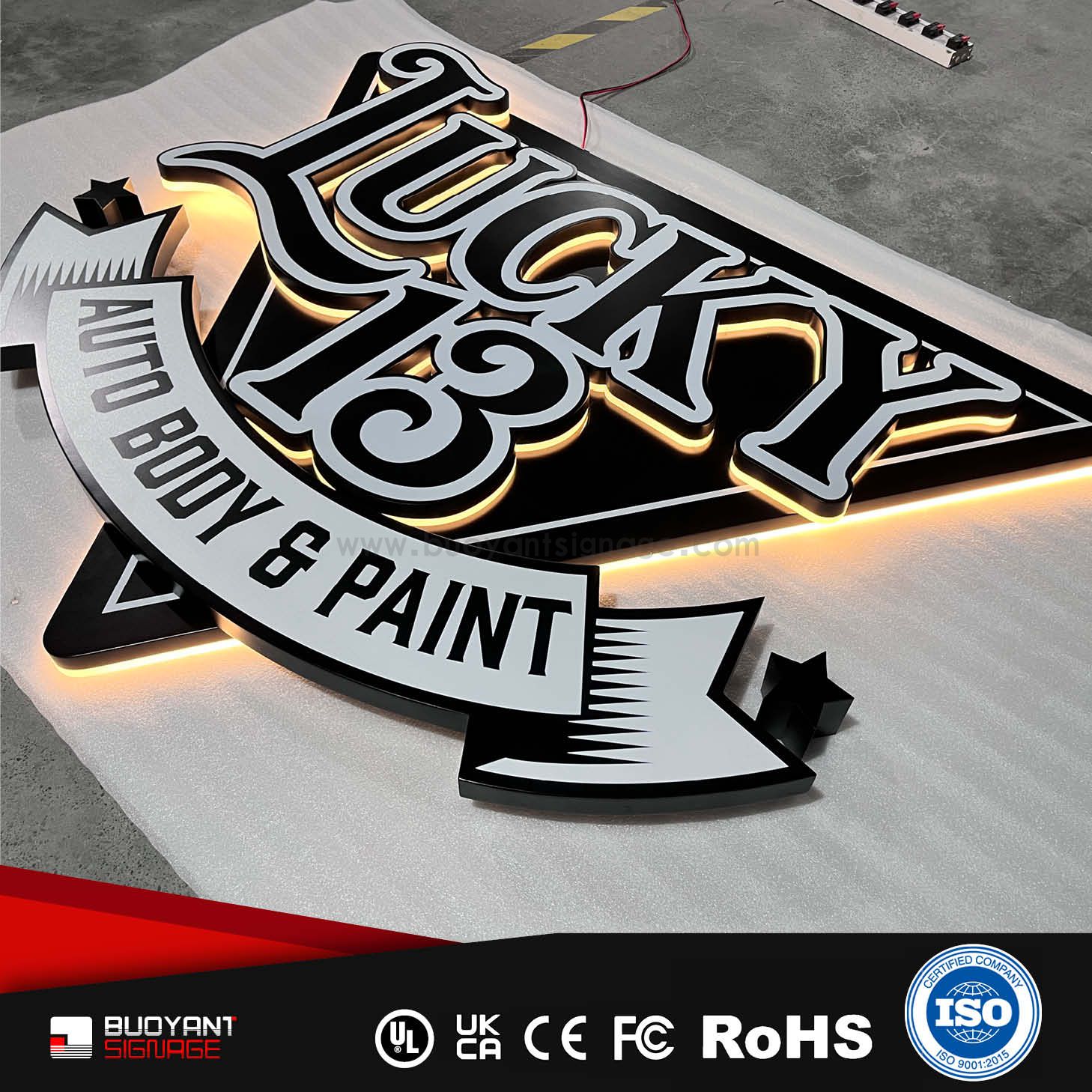 Professional Custom Combined Logo LED Ba