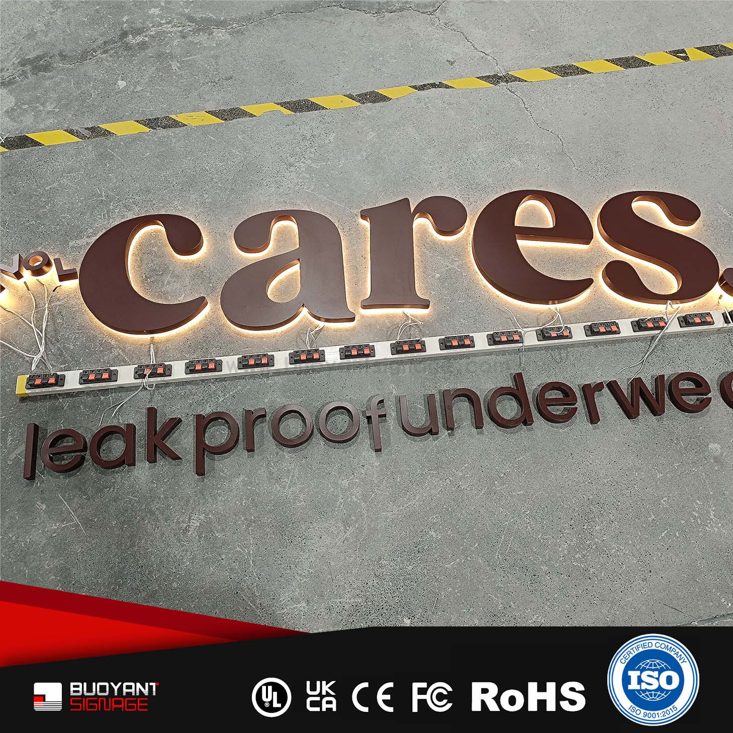 Professional Custom Artistic Font LED Ba