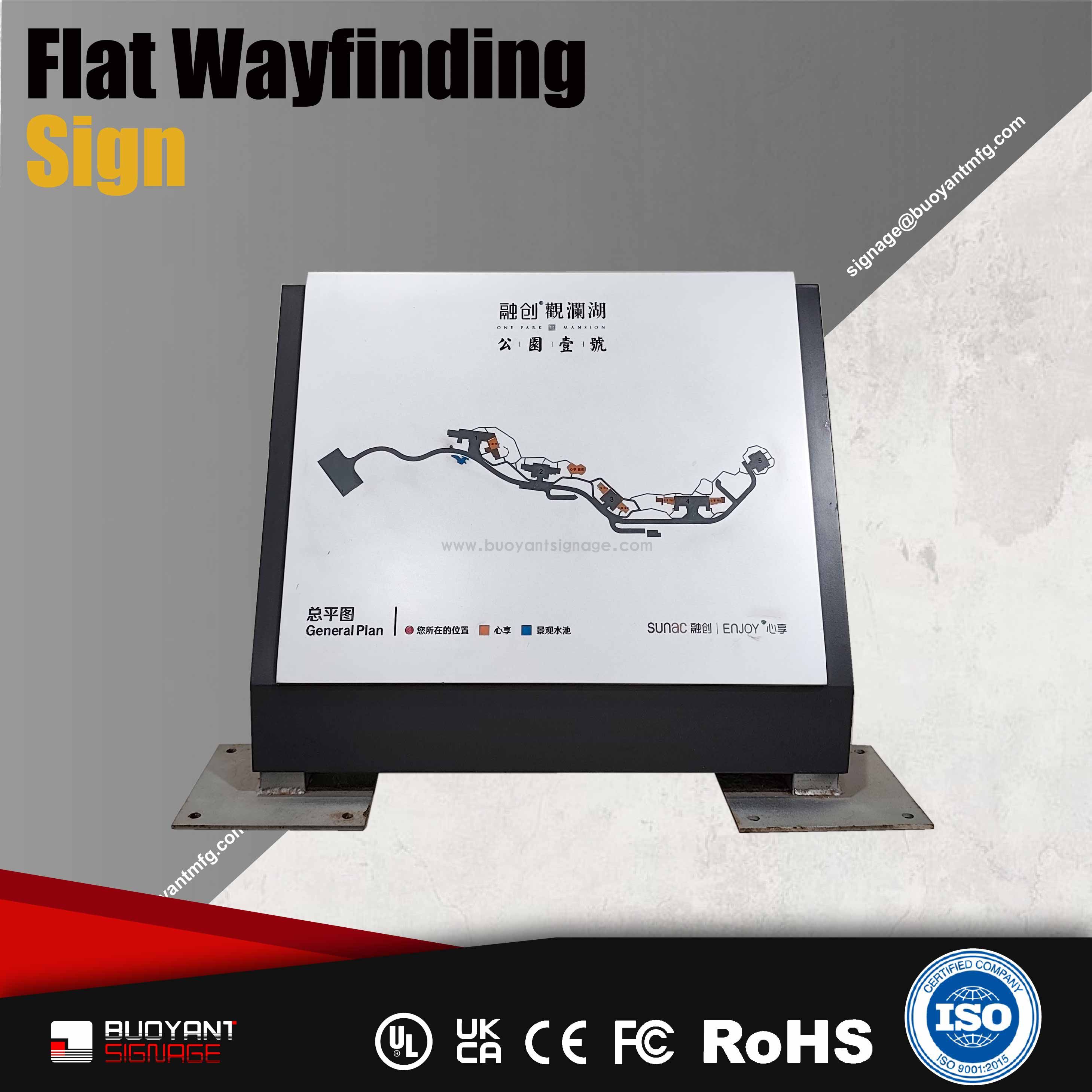 Minimalist Information Flat Wayfinding S
