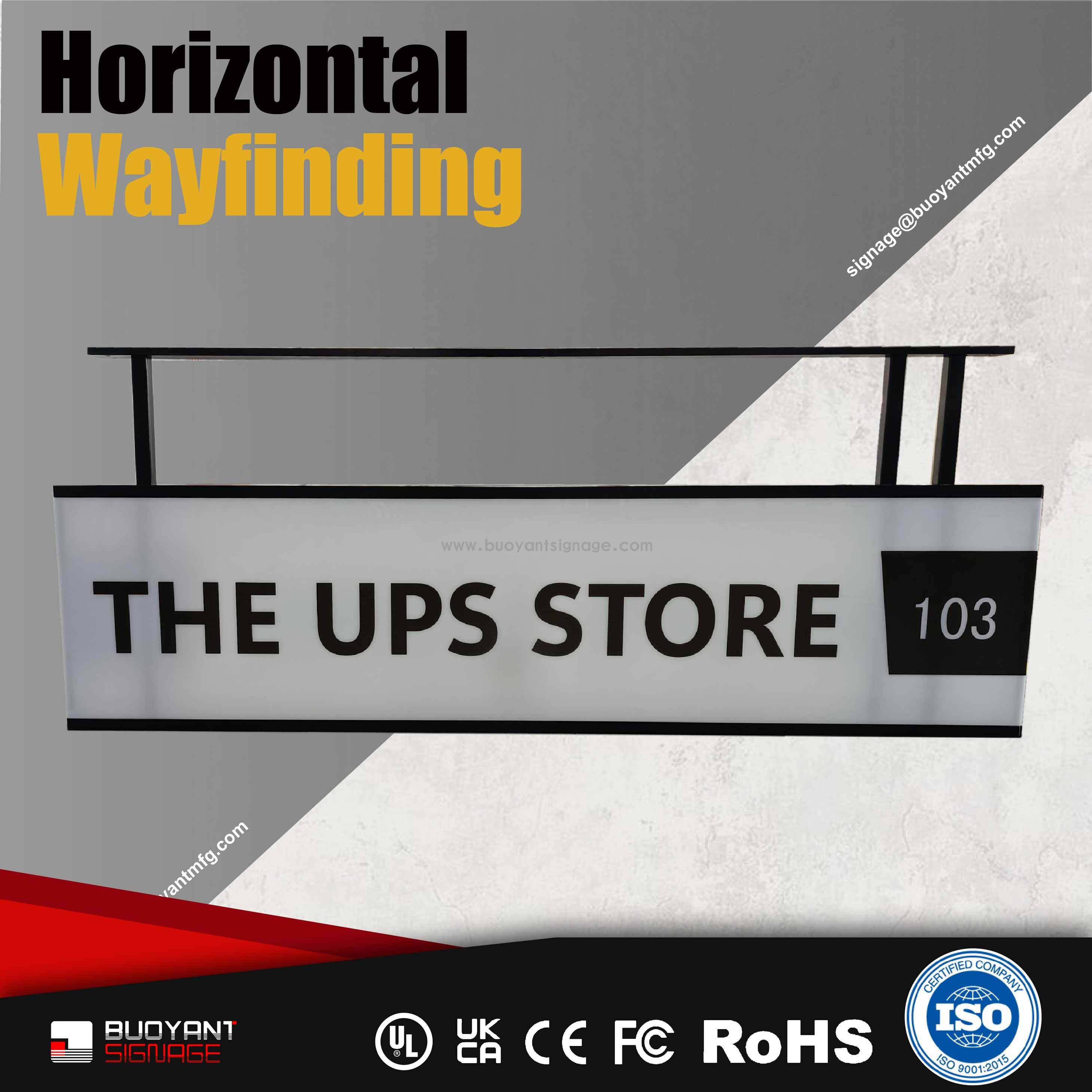 Storage Area Hanging Wayfinding Sign (Pr