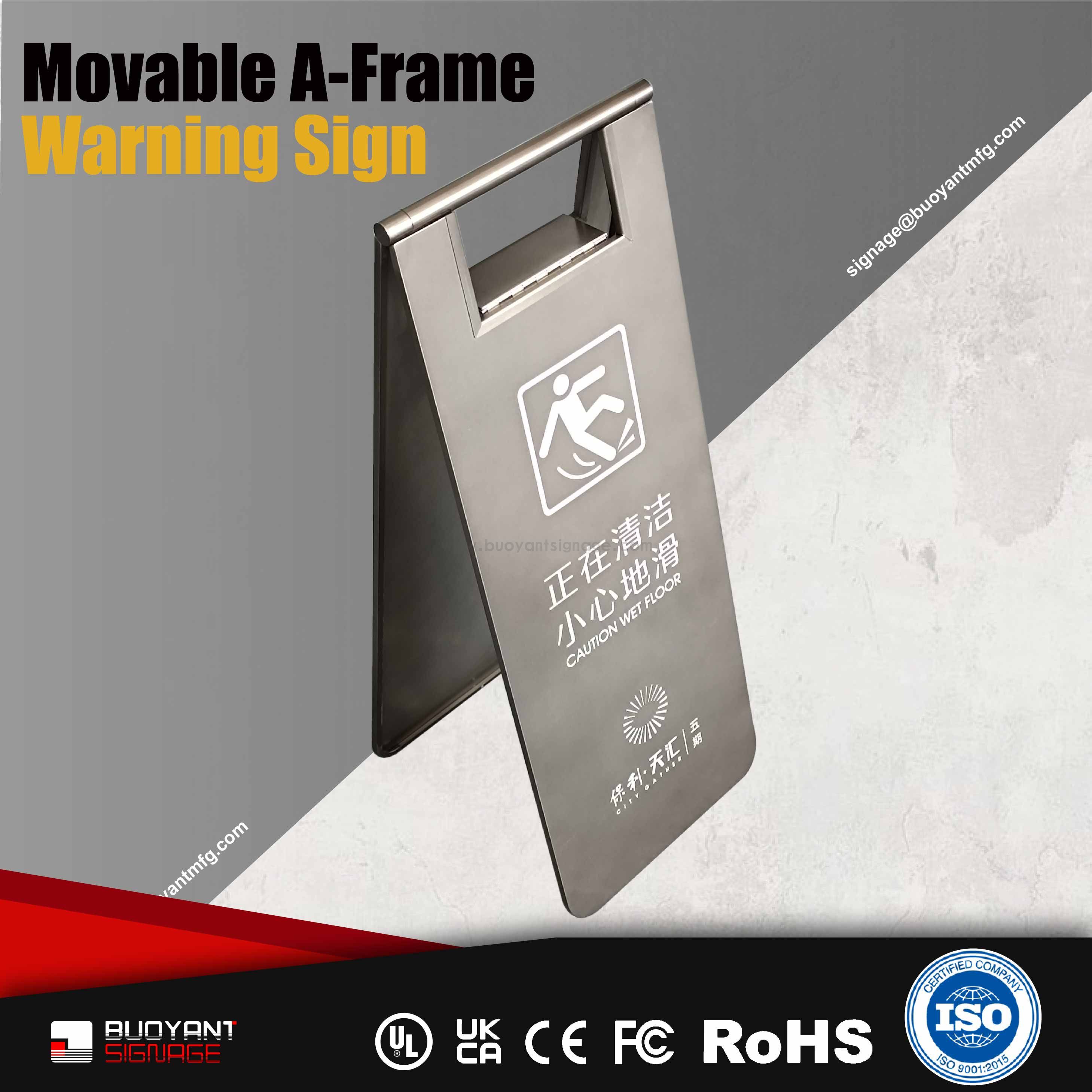 Multi-Scenario Movable A-Frame Warning S