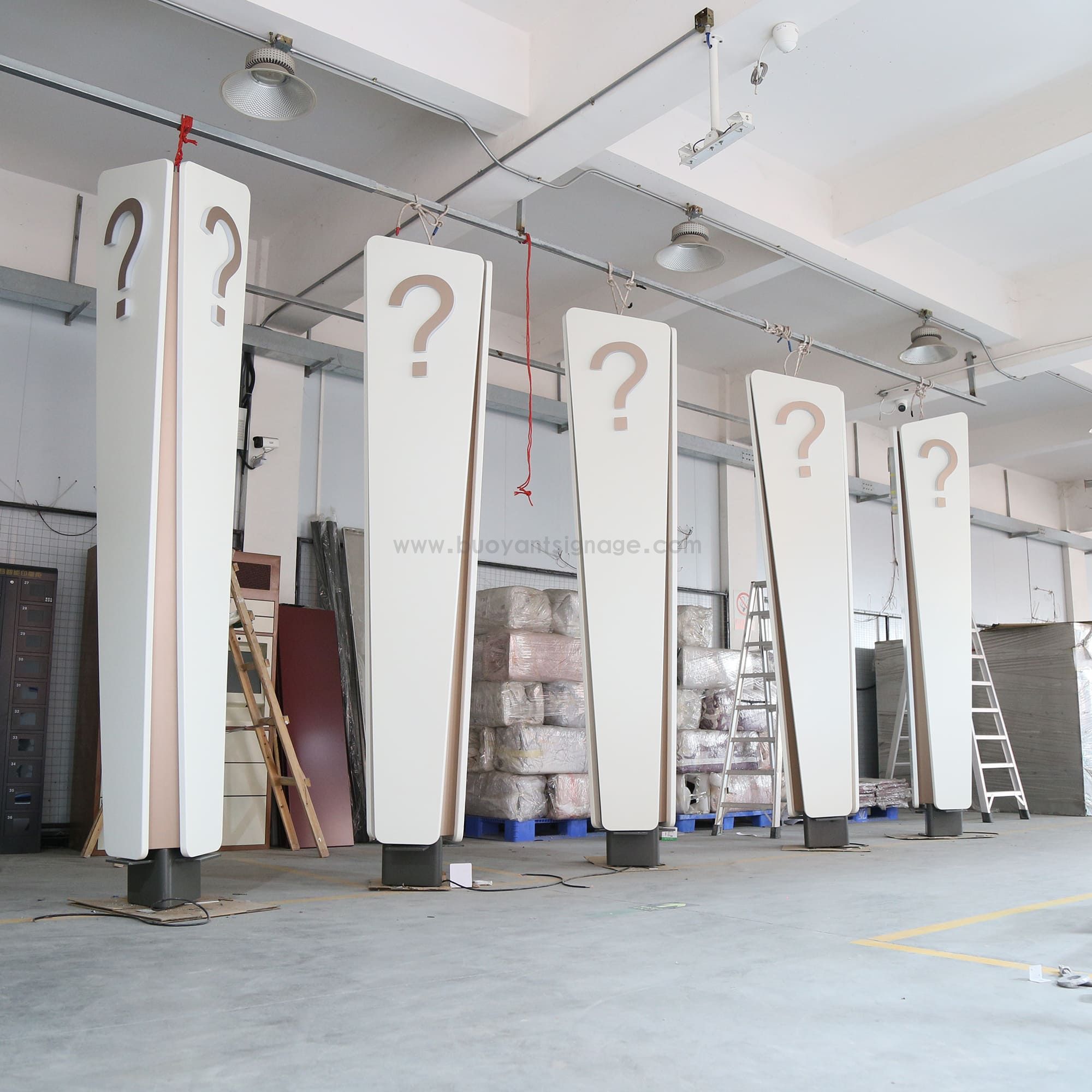 BUOYANT Delivers 3.2m Illuminated Wayfinding Pylon Sign for Hong Kong Airport Project