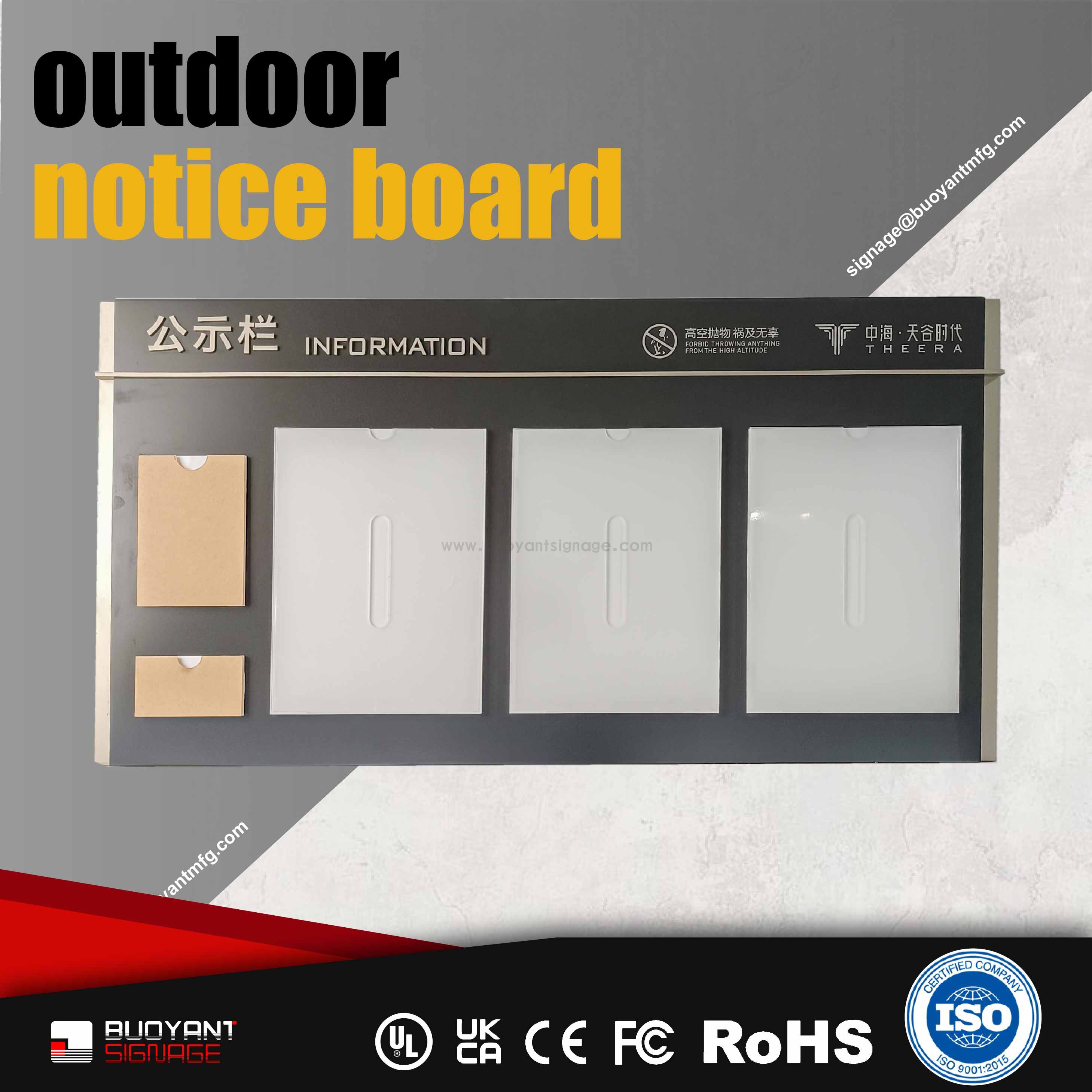 Professional manufacturer of notice boar