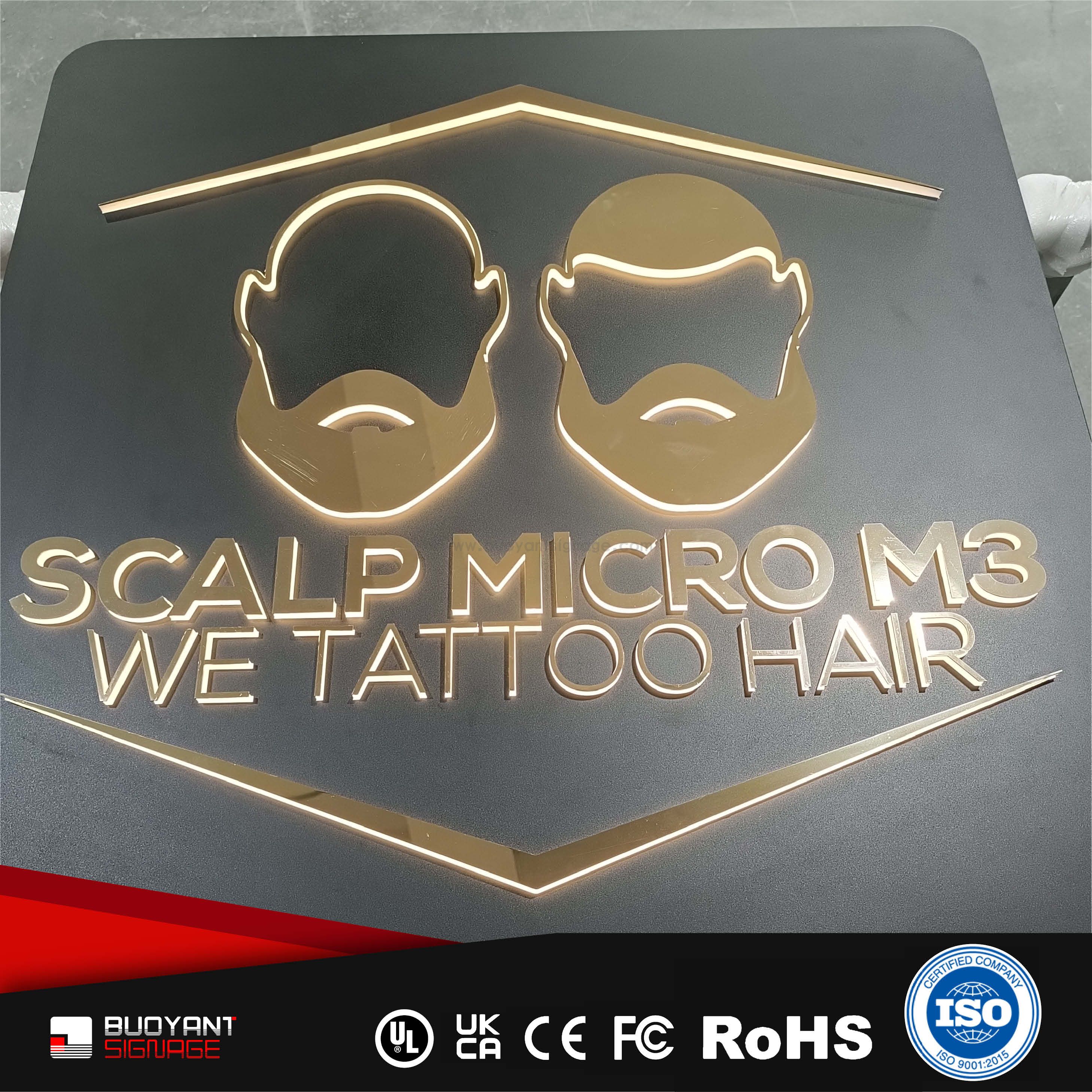 Professional Custom Minimalist LED Backl