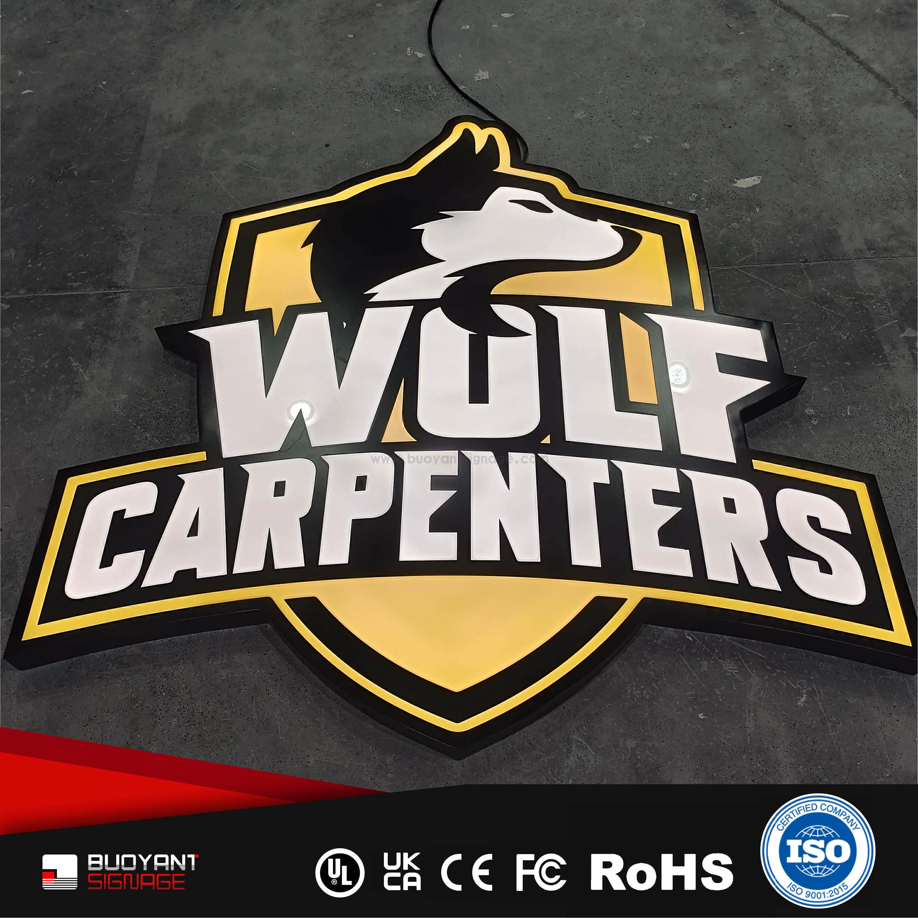 Professional Custom Brand Sign LED Face Trim Cap Signs for Brand Visual ...