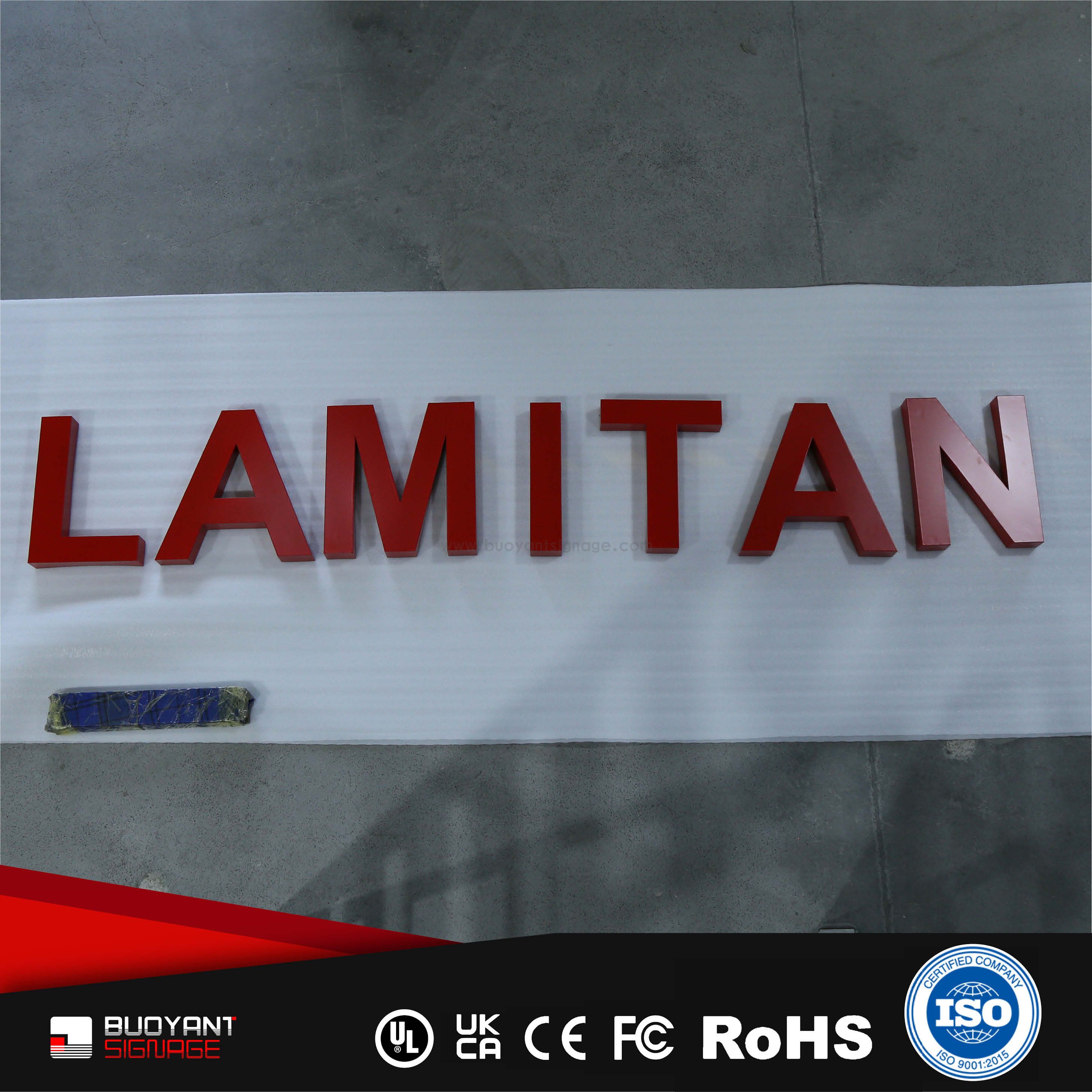 Professional Custom Name Logo Non-Illuminated Hollow Signs for Commercial Brand Upgrade（(A3DNIS-H103