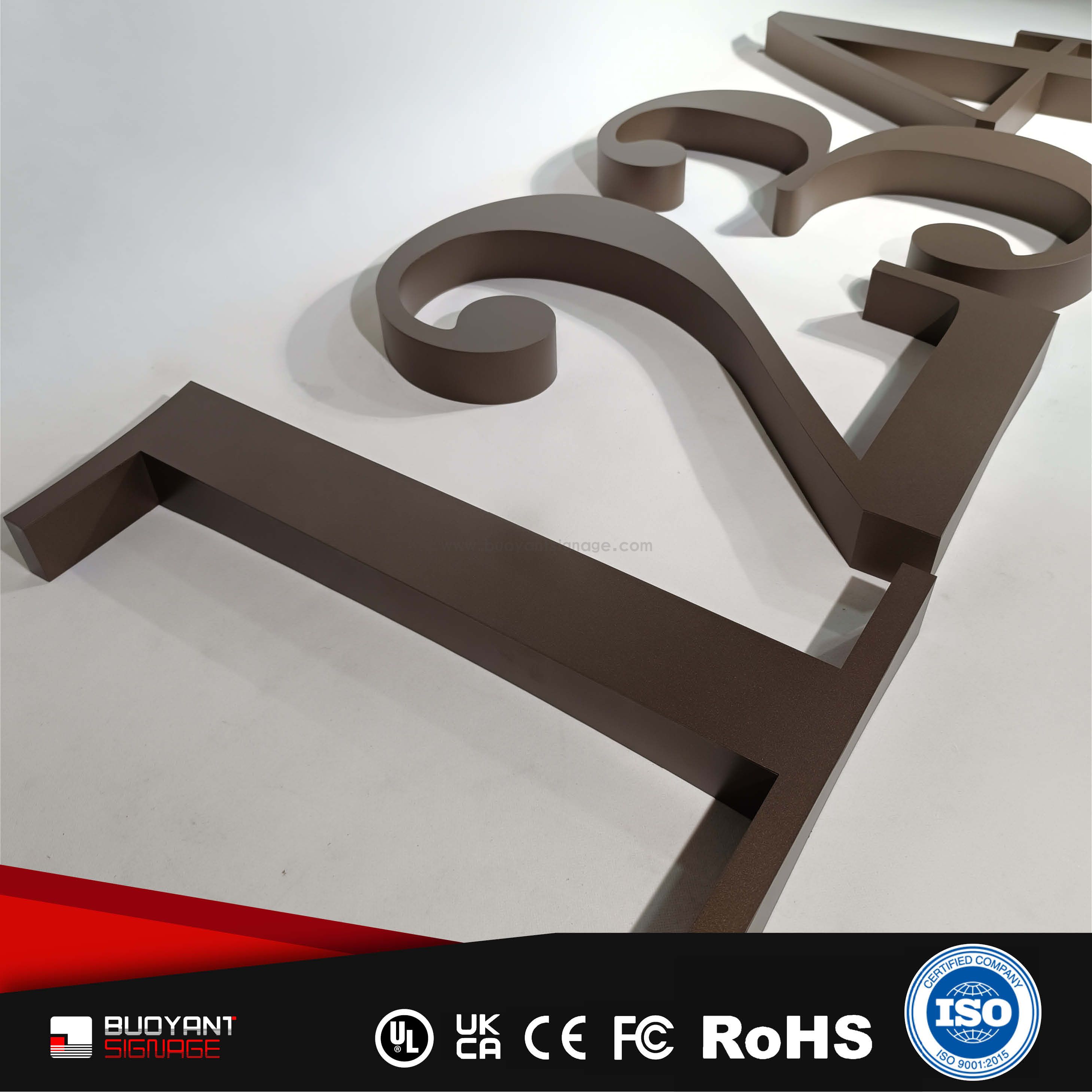 Professional Custom Minimalist Number No