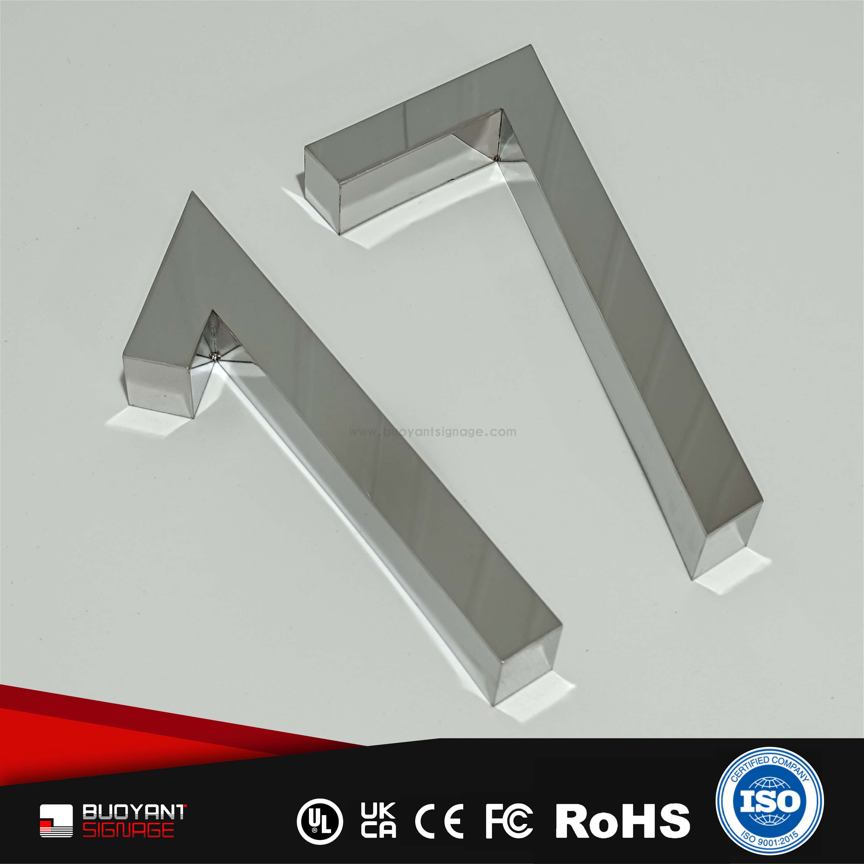 Professional Custom Number Logo Non-Illuminated Hollow Signs for Enterprise Brand Upgrade（(A3DNIS-H4