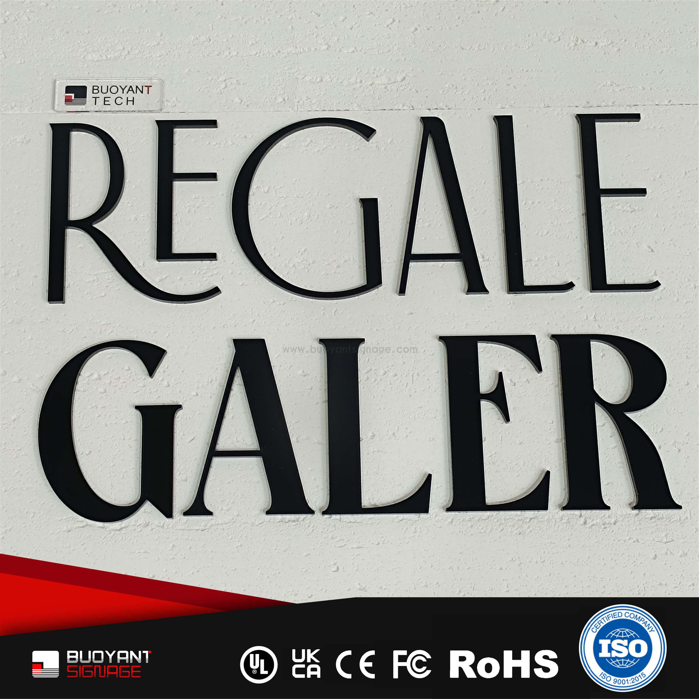 Professional Custom Store Logo Non-Illuminated Signs for Brand Visual Upgrade（(A3DNIS-S44ynl)）