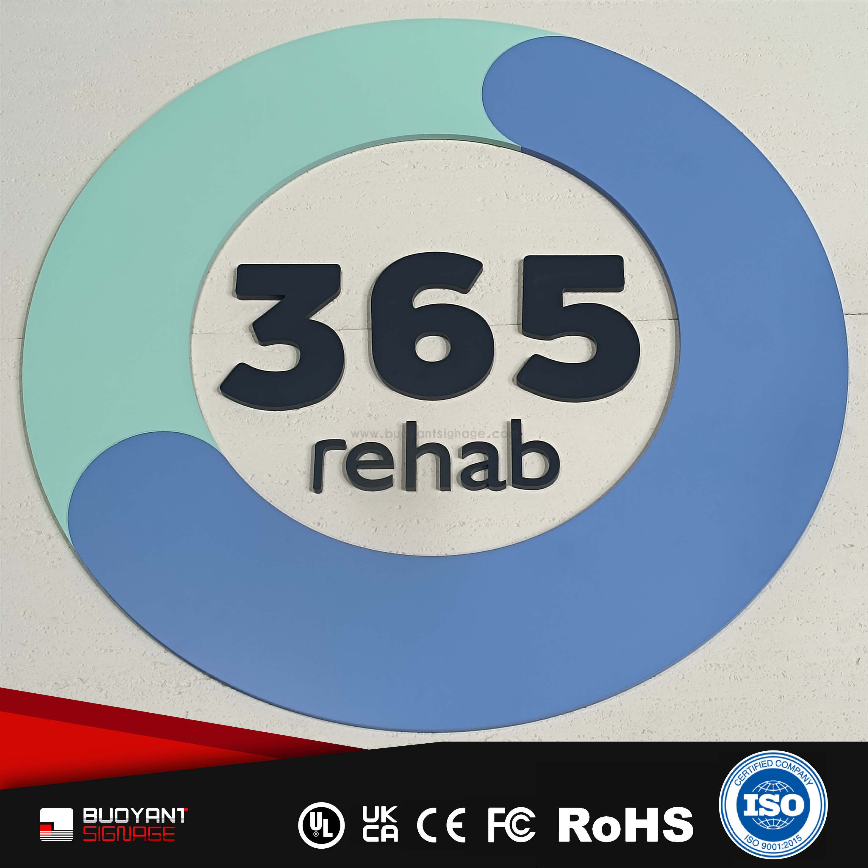 Professional Custom Colored Number Non-Illuminated Solid Signs for Enterprise Image Upgrade（(A3DNIS-