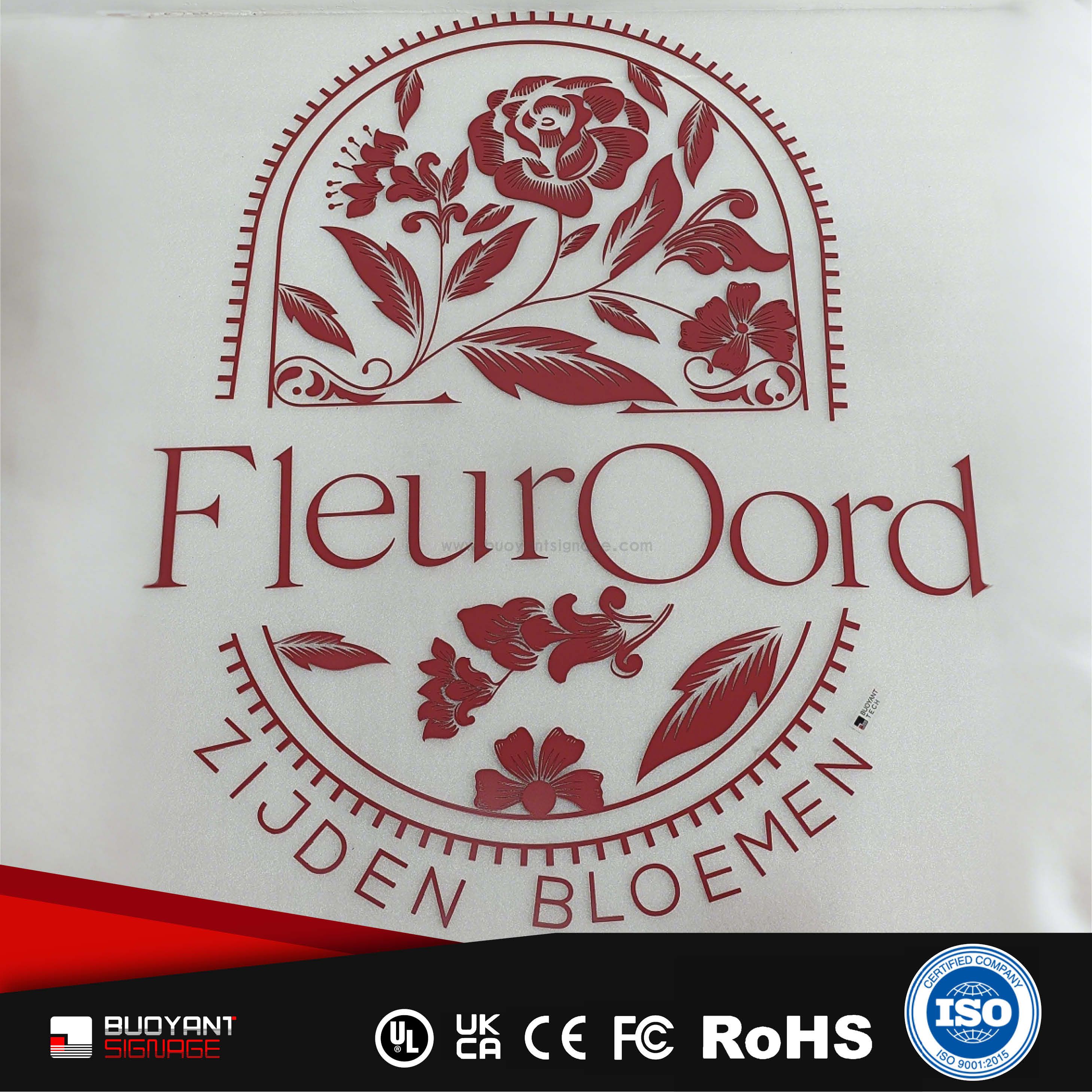 Professional Custom Artistic Logo Non-Illuminated Solid Signs for Enterprise Brand Upgrade（(A3DNIS-S