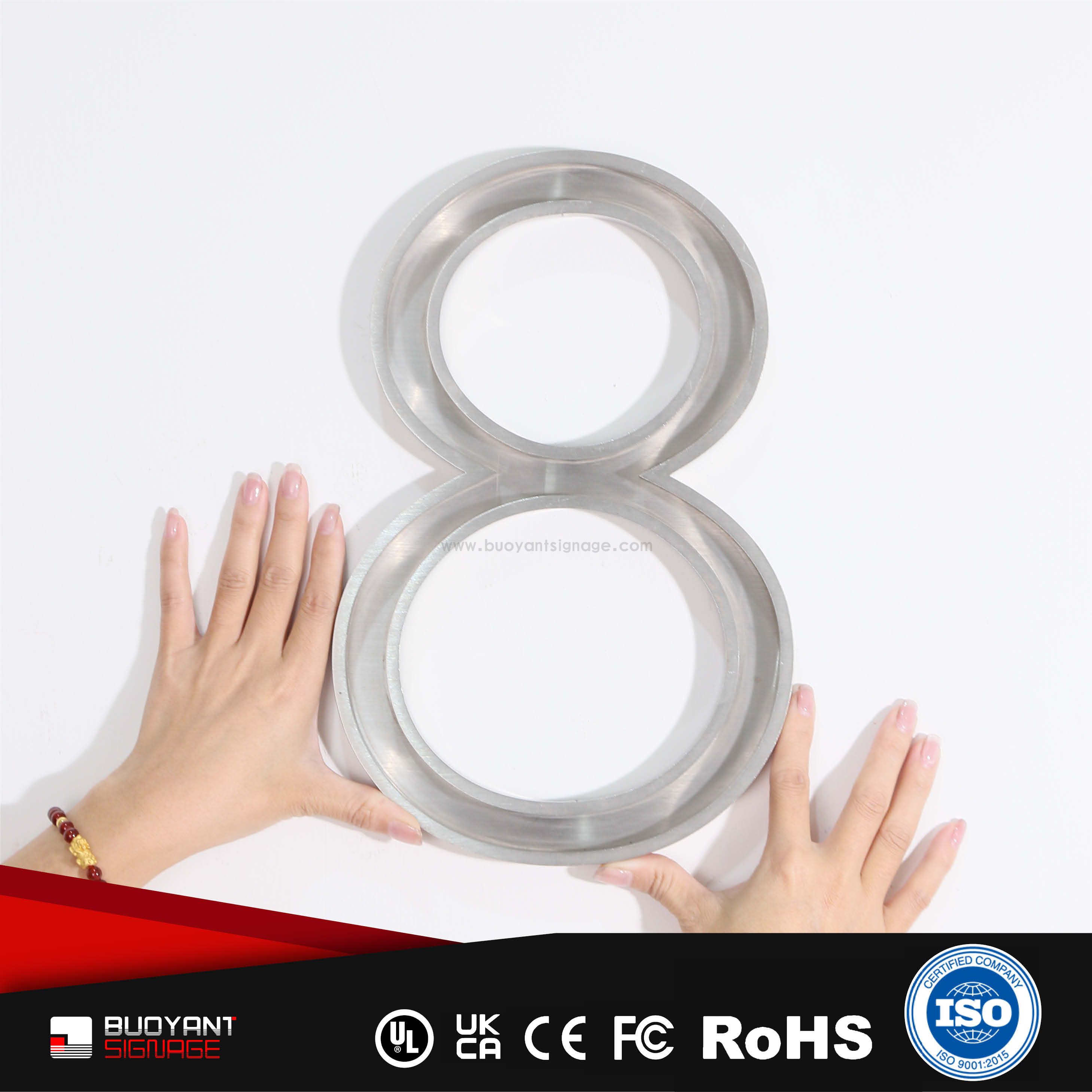 Professional Manufacture Illuminated Digital Room Signs for Hotel & Residence (Project Custom)（I