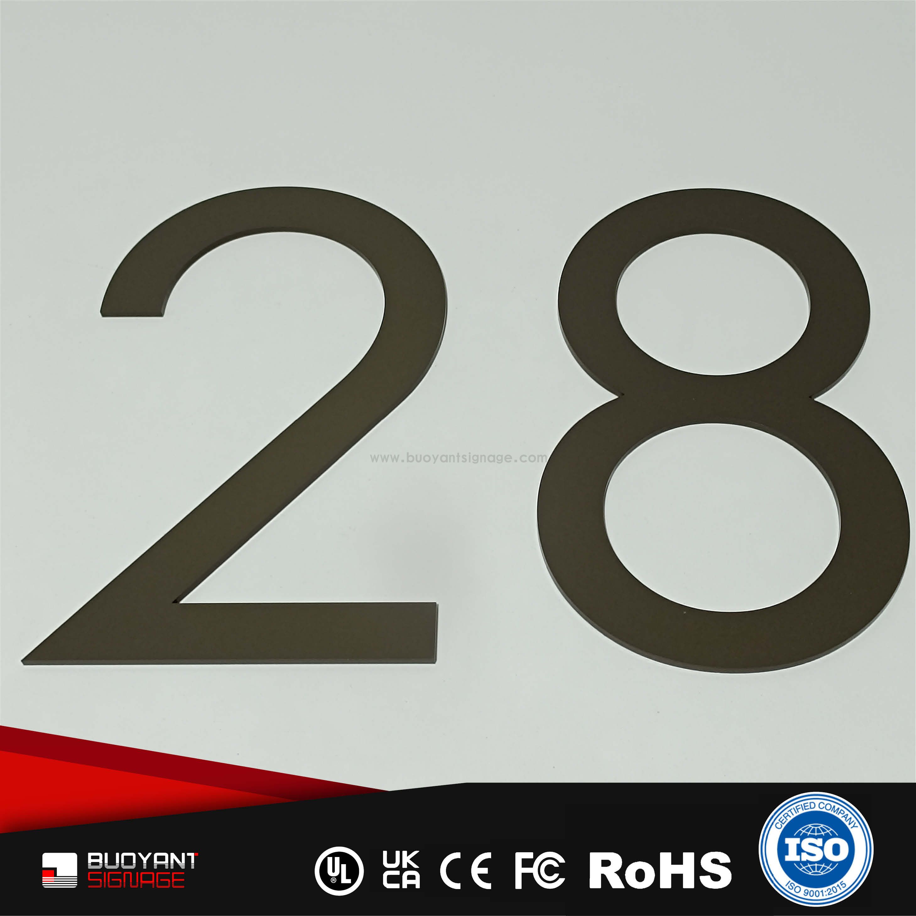 Custom Solid Digital Room Signs for Hotel & Residence（ISRM-N09）