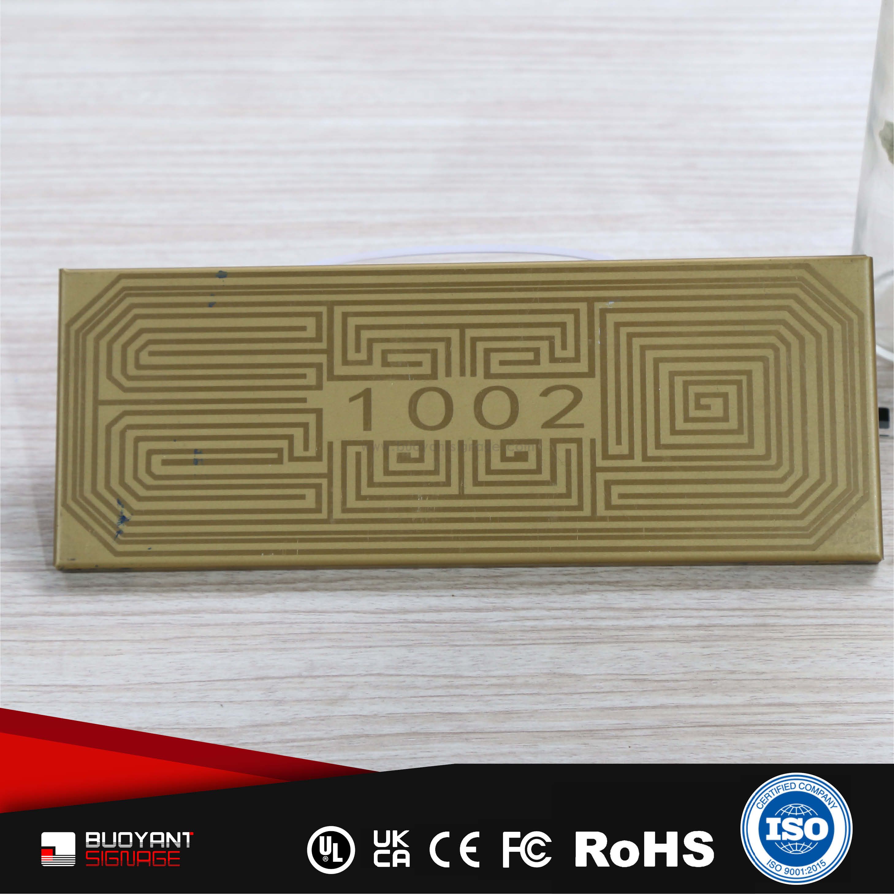 High-End Vintage Room Number Plates (High-End Hotel Project Custom)（ISRM-RT06）