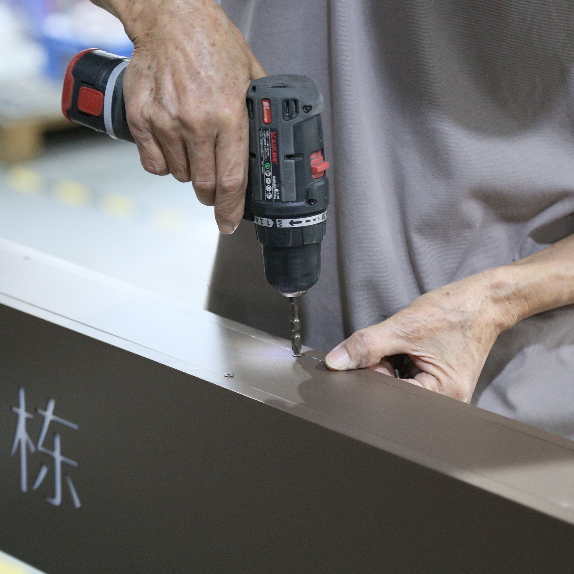 Production of Custom Wayfinding Lightbox Signs at Buoyant Tech Sign Factory