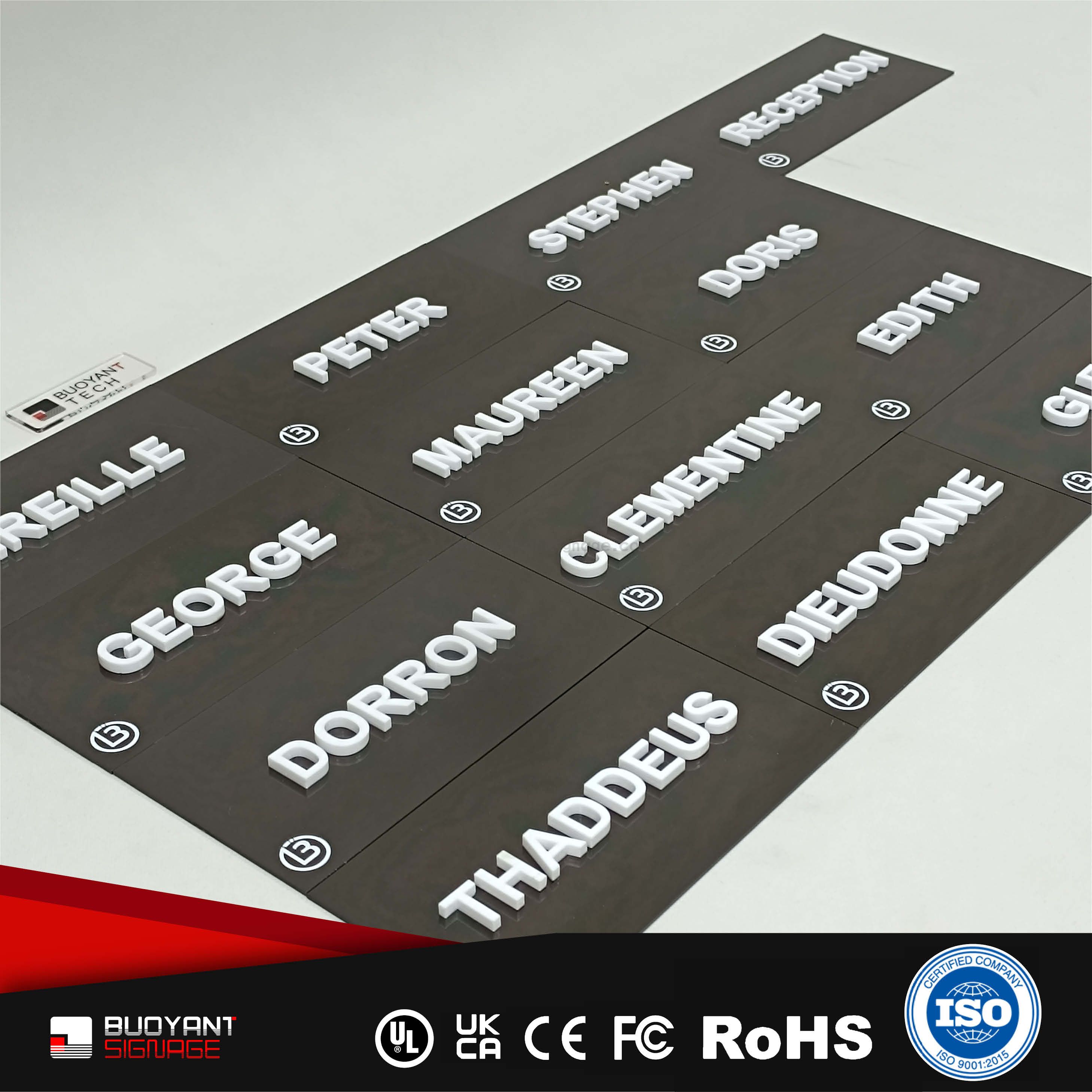 Acrylic Brand-Custom Office Signage（ISOFM-AM04）