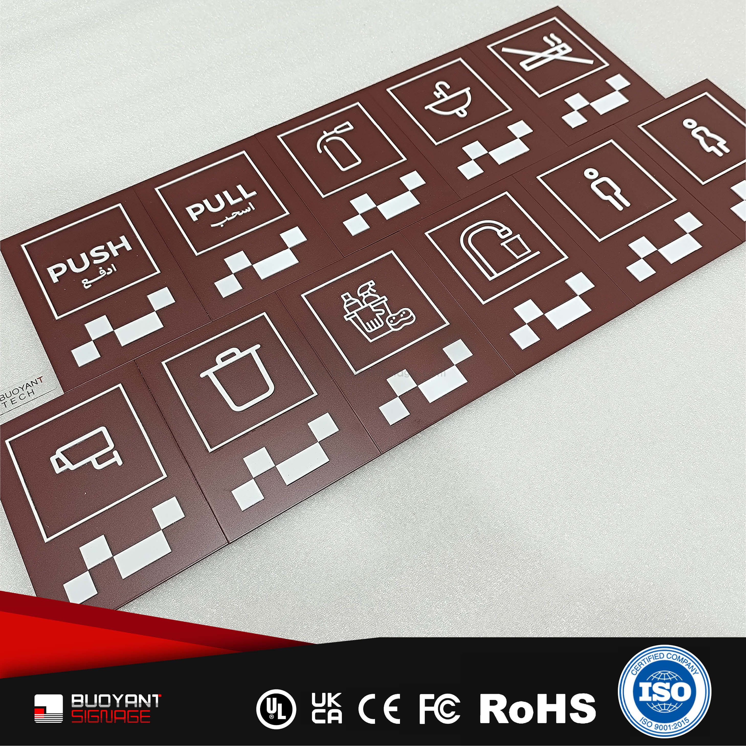 Acrylic Minimalist Office Identification Plate（ISOFM-AM02）